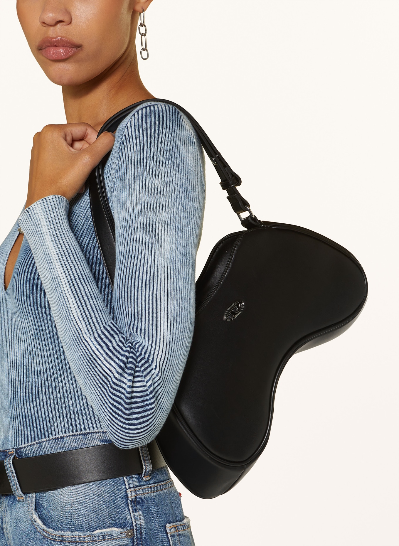 DIESEL Shoulder bag PLAY in black 