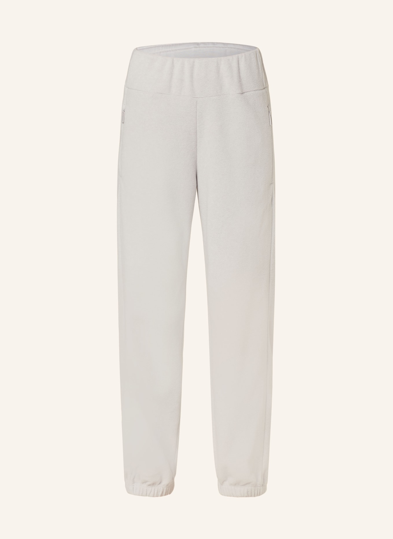 JEANNE BARET Terry trousers ROCHEFORT in jogger style, Color: LIGHT GRAY (Image 1)