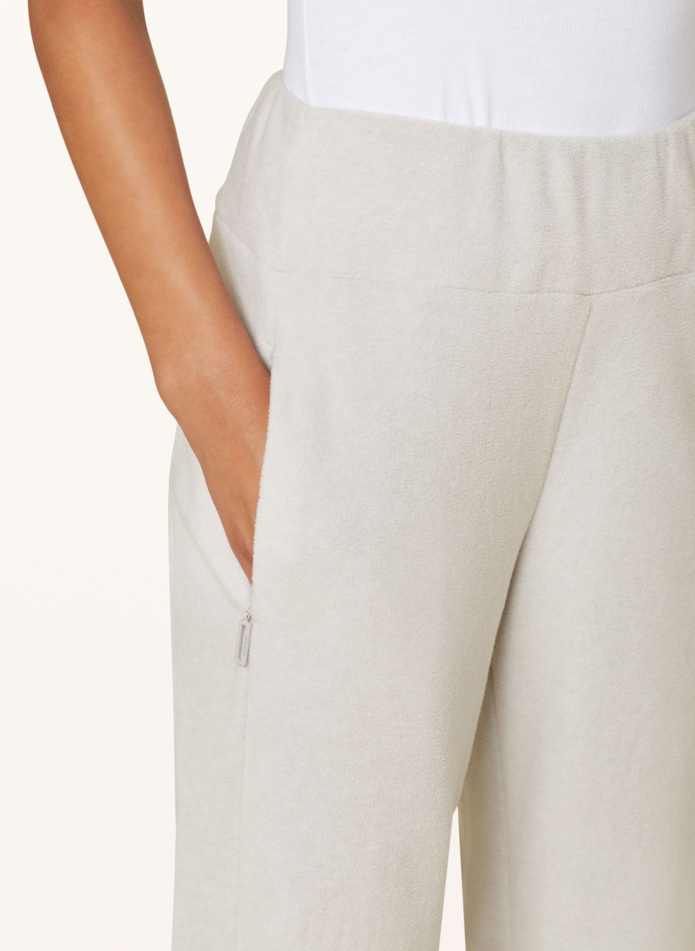 JEANNE BARET Terry trousers ROCHEFORT in jogger style, Color: LIGHT GRAY (Image 5)