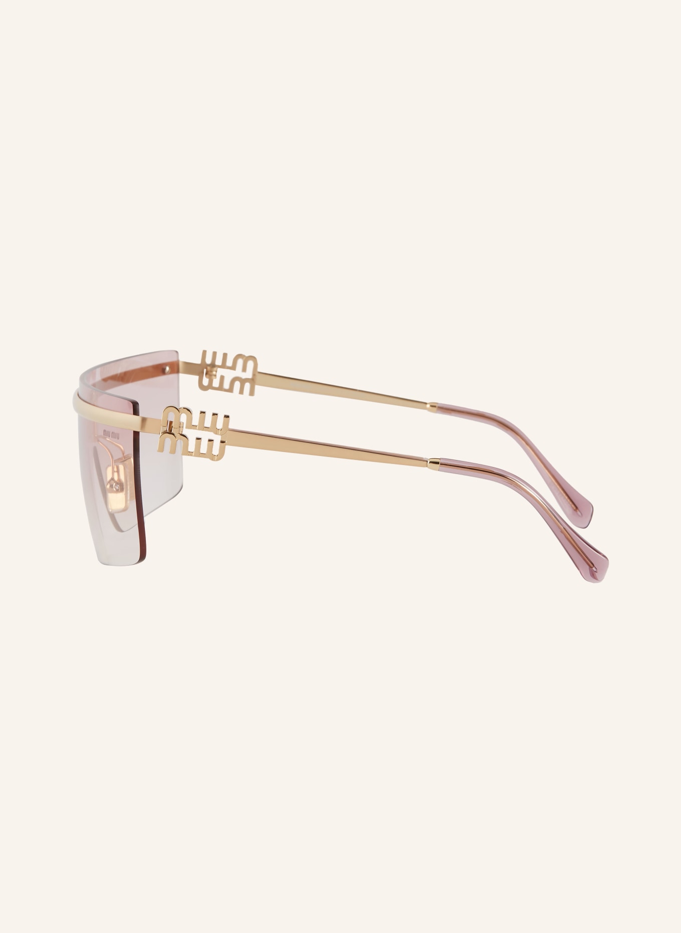 MIU MIU Sonnenbrille MU 50ZS: 5AK80D -  GOLD/ ROSA VERLAUF