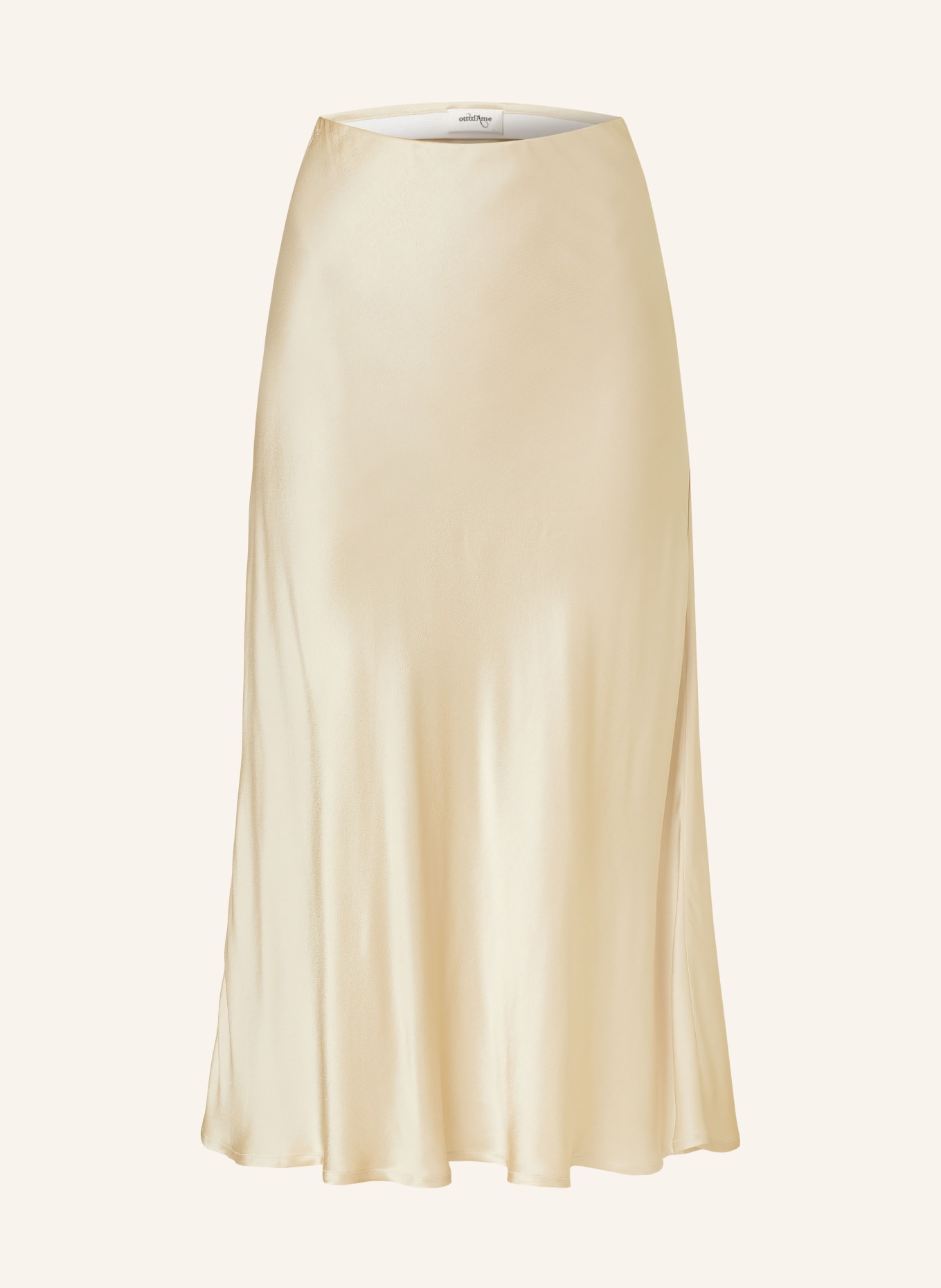 ottod'ame Satin skirt, Color: ECRU (Image 1)