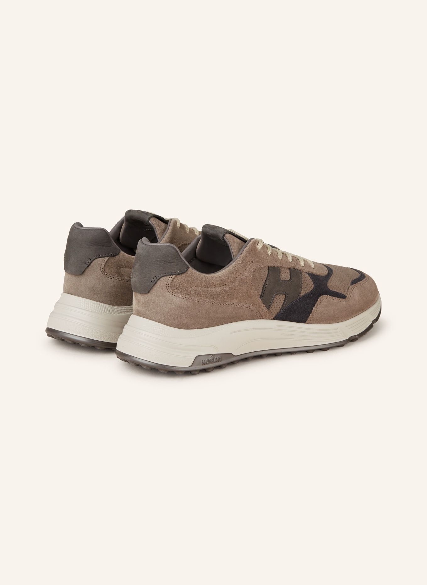 HOGAN Sneakers HYPERLIGHT in taupe dark gray