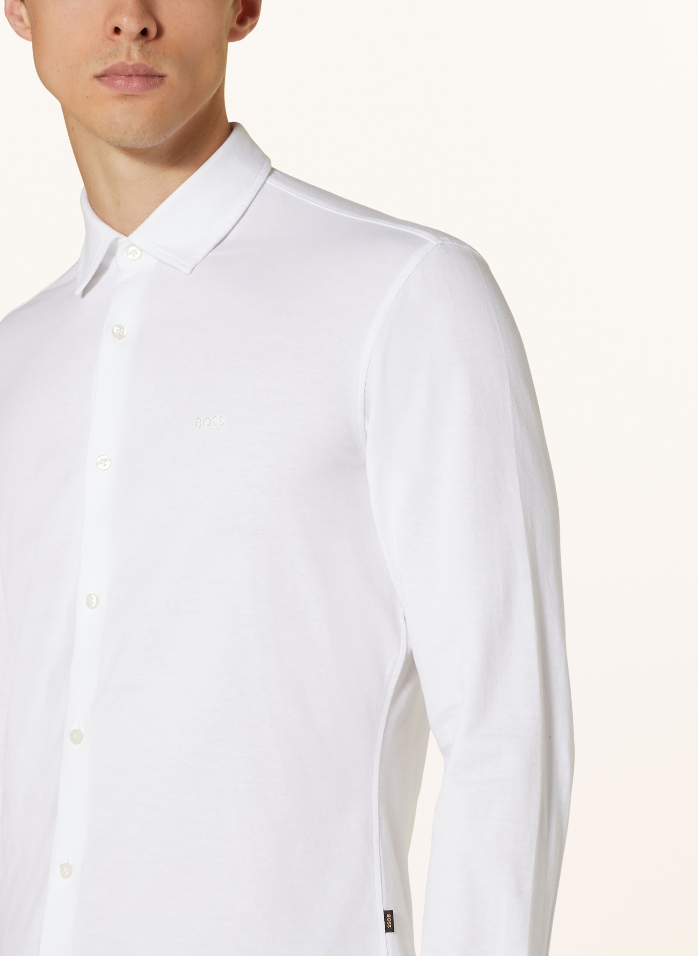 BOSS Shirt slim fit, Color: WHITE (Image 4)