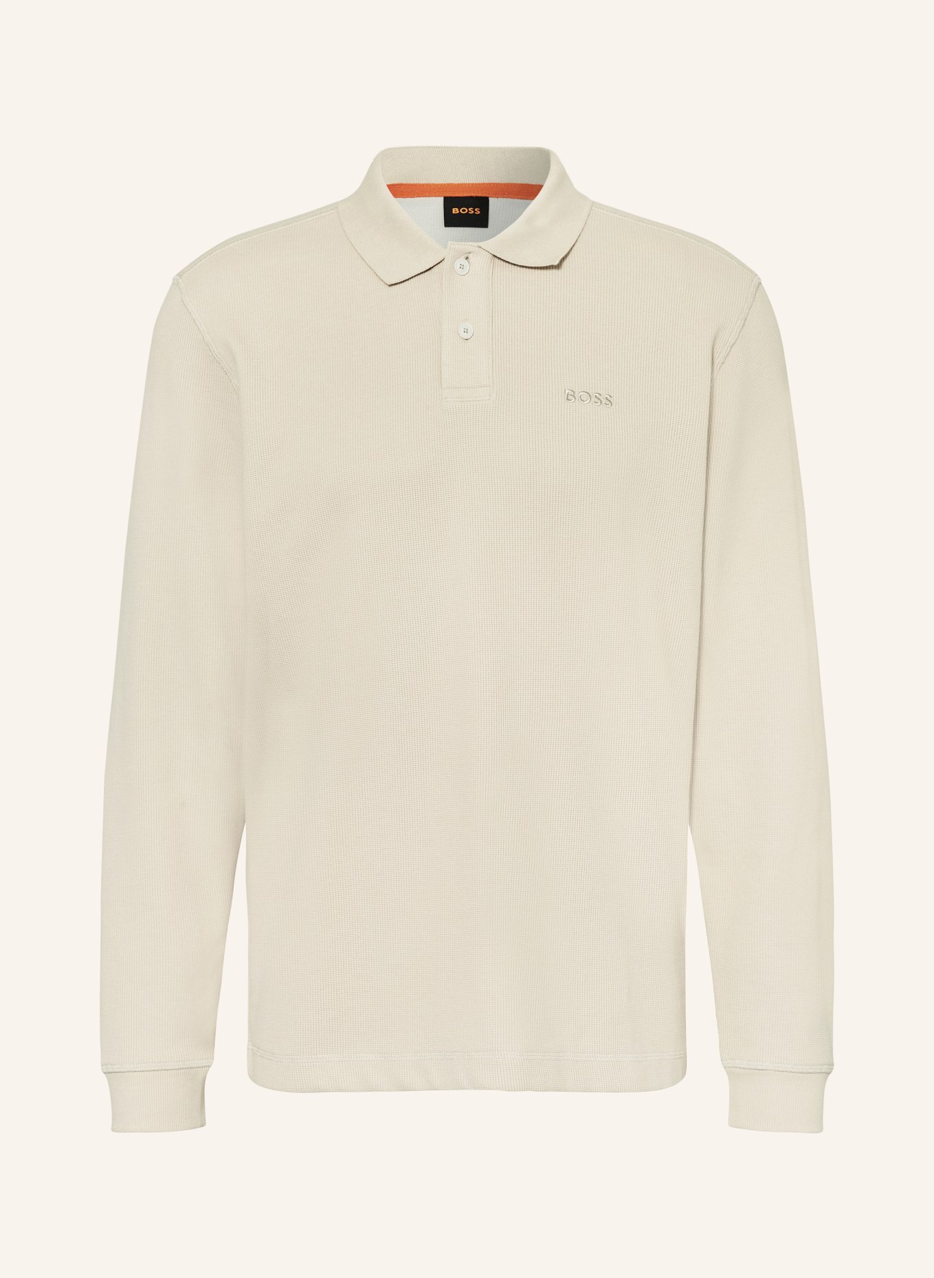 BOSS Piqué-Poloshirt PETE Regular Fit, Farbe: BEIGE (Bild 1)