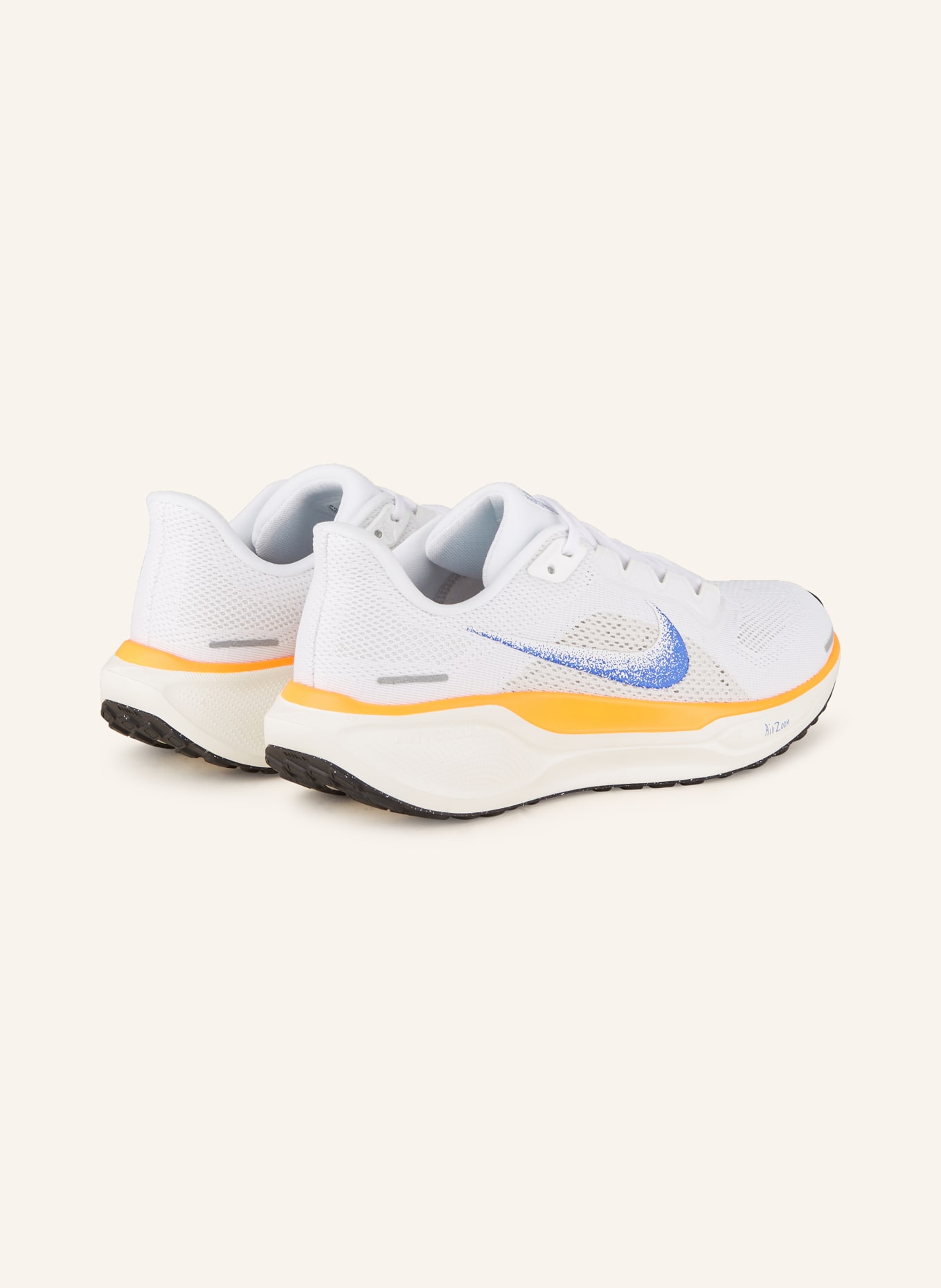 Nike Laufschuhe PEGASUS 41, Farbe: WEISS/ BLAU/ NEONORANGE (Bild 2)