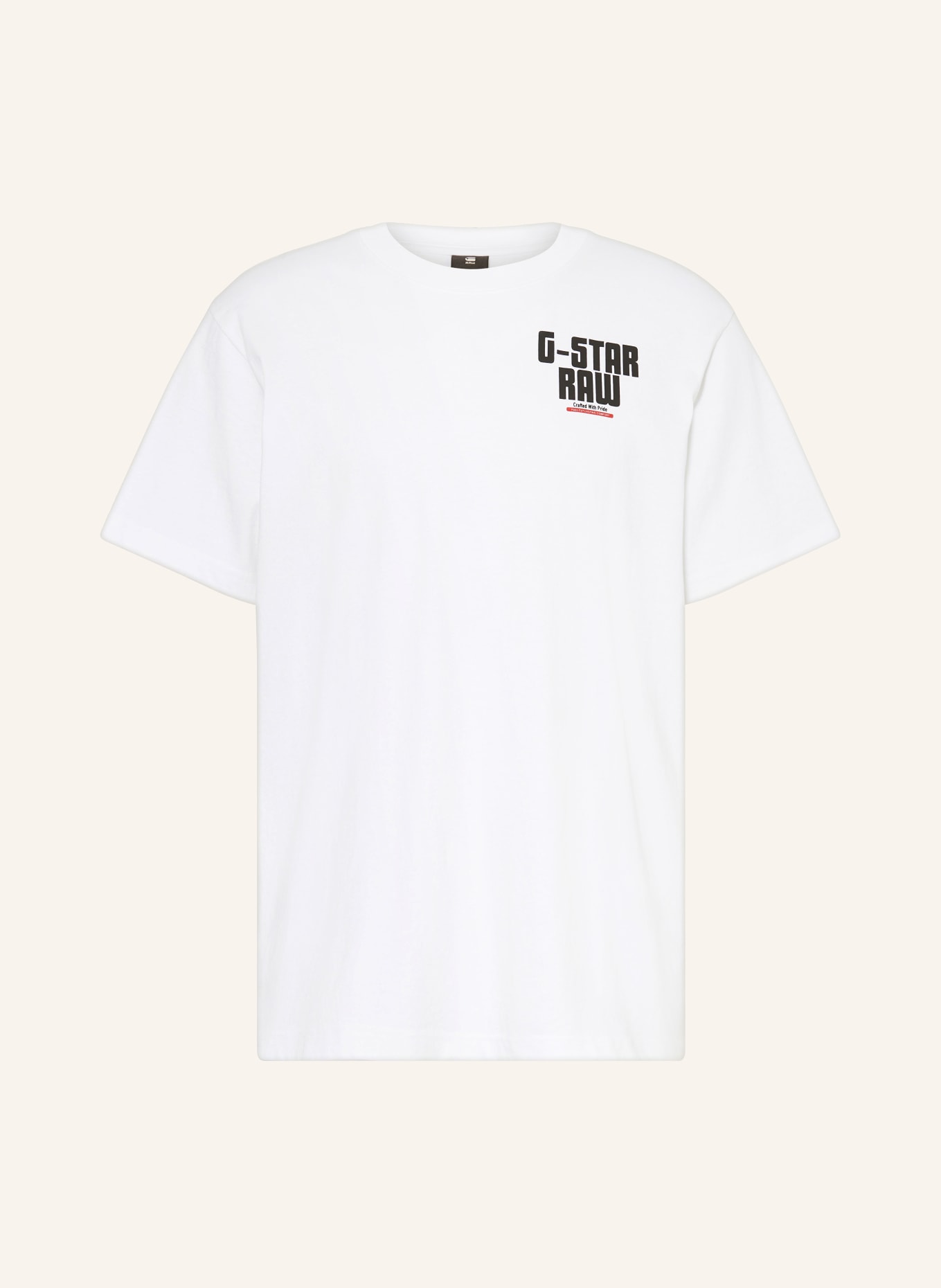 G-Star RAW T-shirt, Color: WHITE (Image 1)