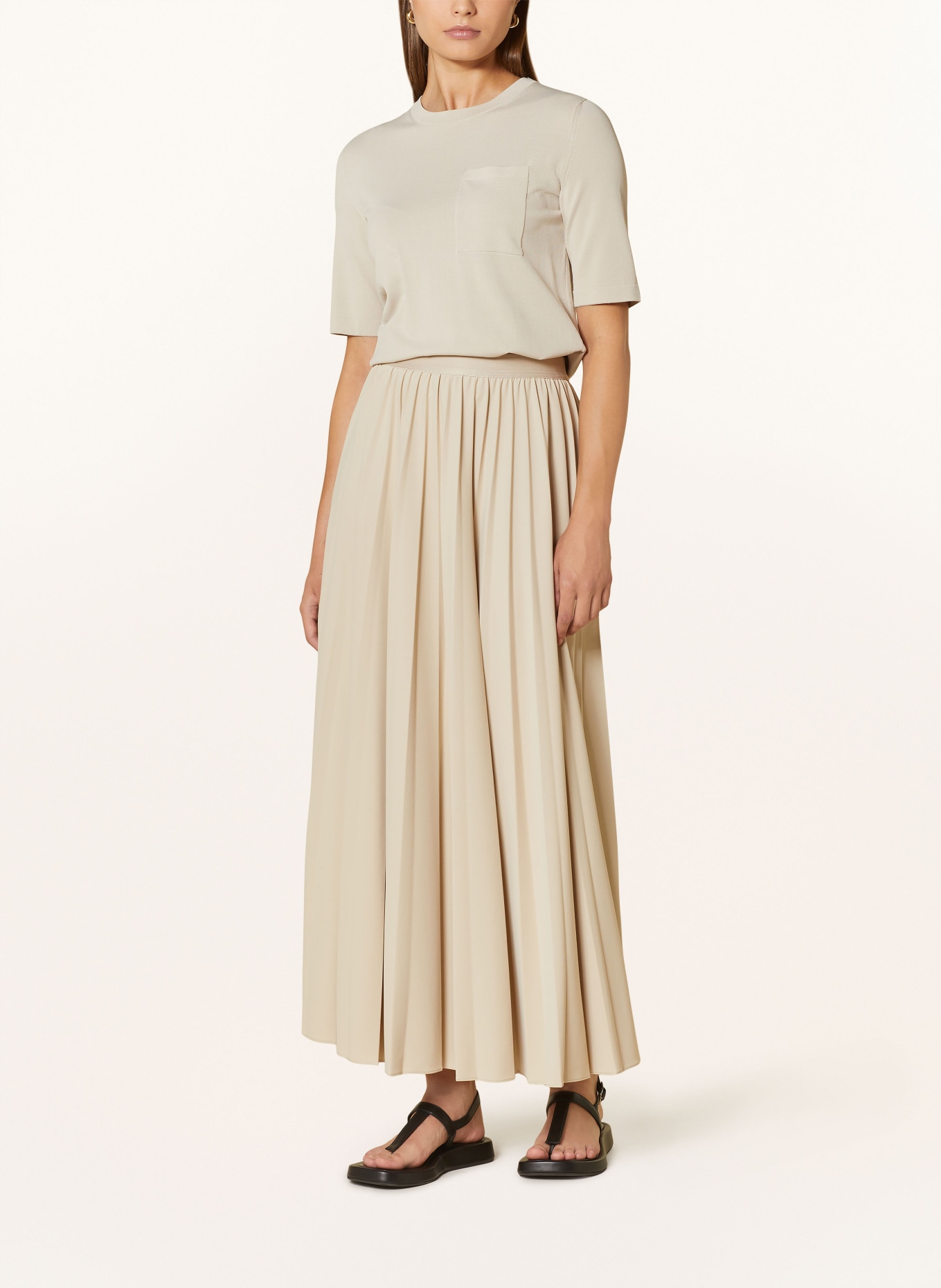 Max Mara LEISURE T-shirt TAHITI, Color: BEIGE (Image 2)