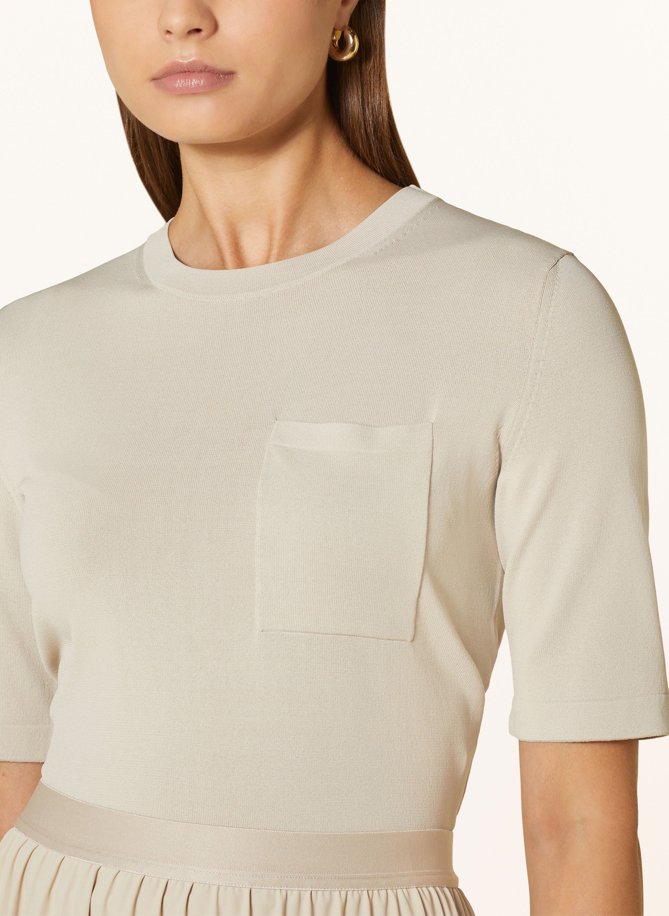 Max Mara LEISURE T-shirt TAHITI, Color: BEIGE (Image 4)