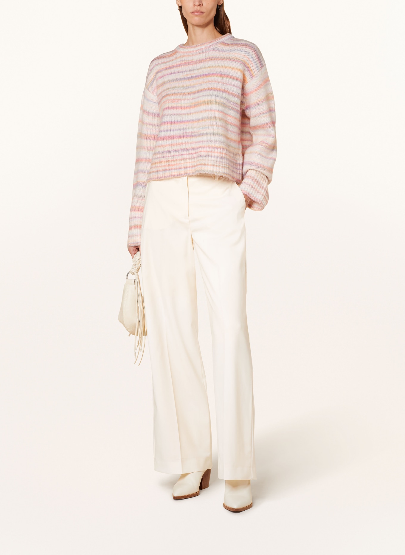 WEEKEND Max Mara Wide leg trousers VERDUN, Color: CREAM (Image 2)