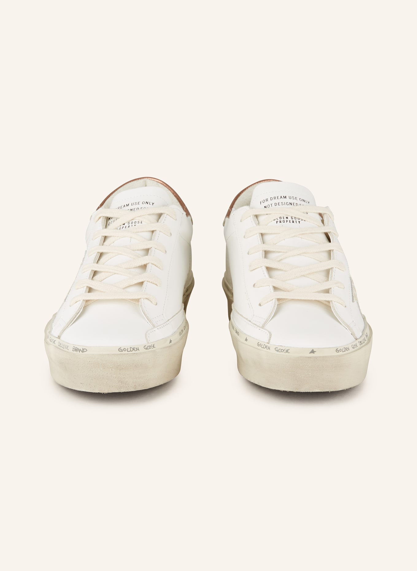 GOLDEN GOOSE Sneaker HI STAR, Farbe: WEISS/ CREME/ ROSÉGOLD (Bild 3)