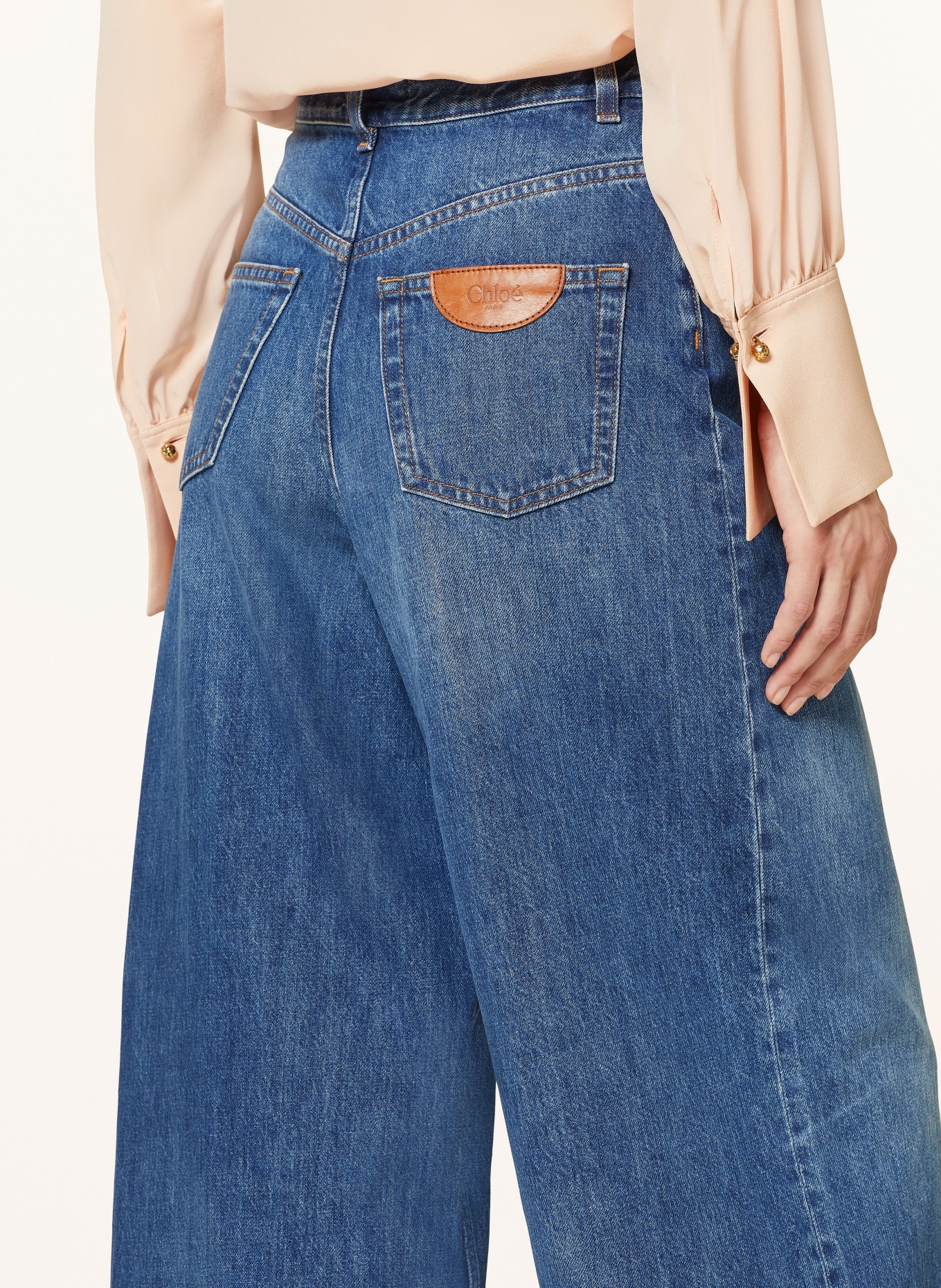 Chloé Bootcut Jeans, Farbe: 402 NIGHT BLUE (Bild 5)