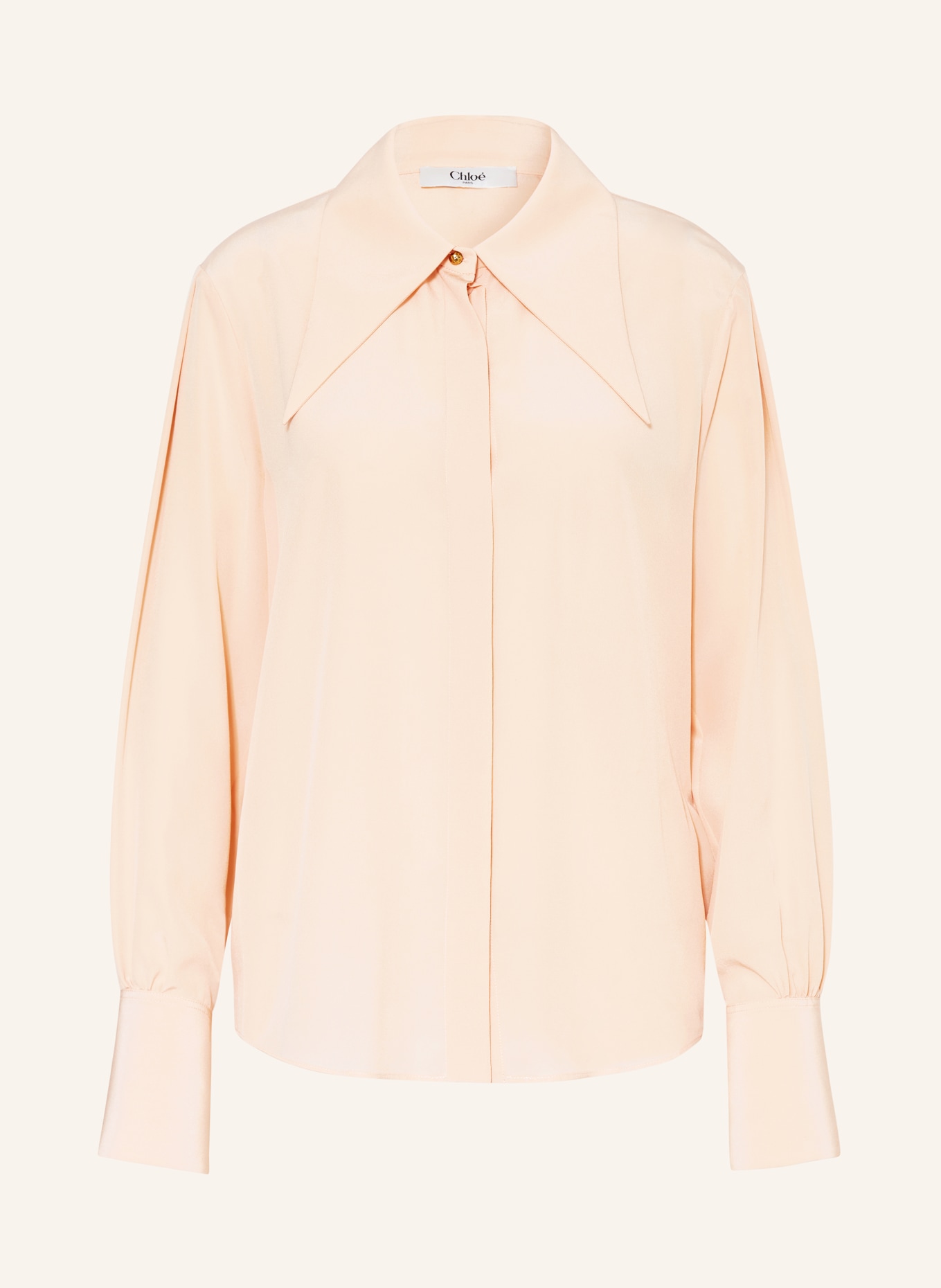 Chloé Silk blouse: LIGHT ORANGE