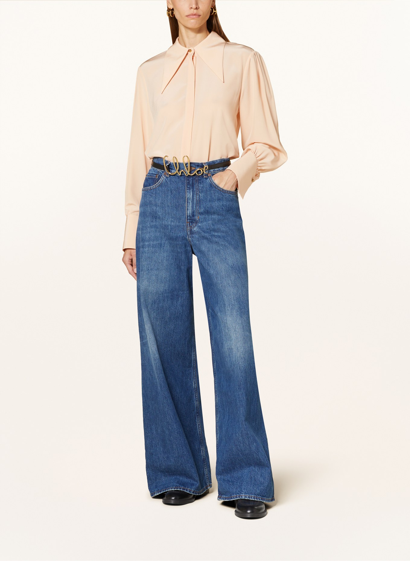 Chloé Silk blouse: LIGHT ORANGE