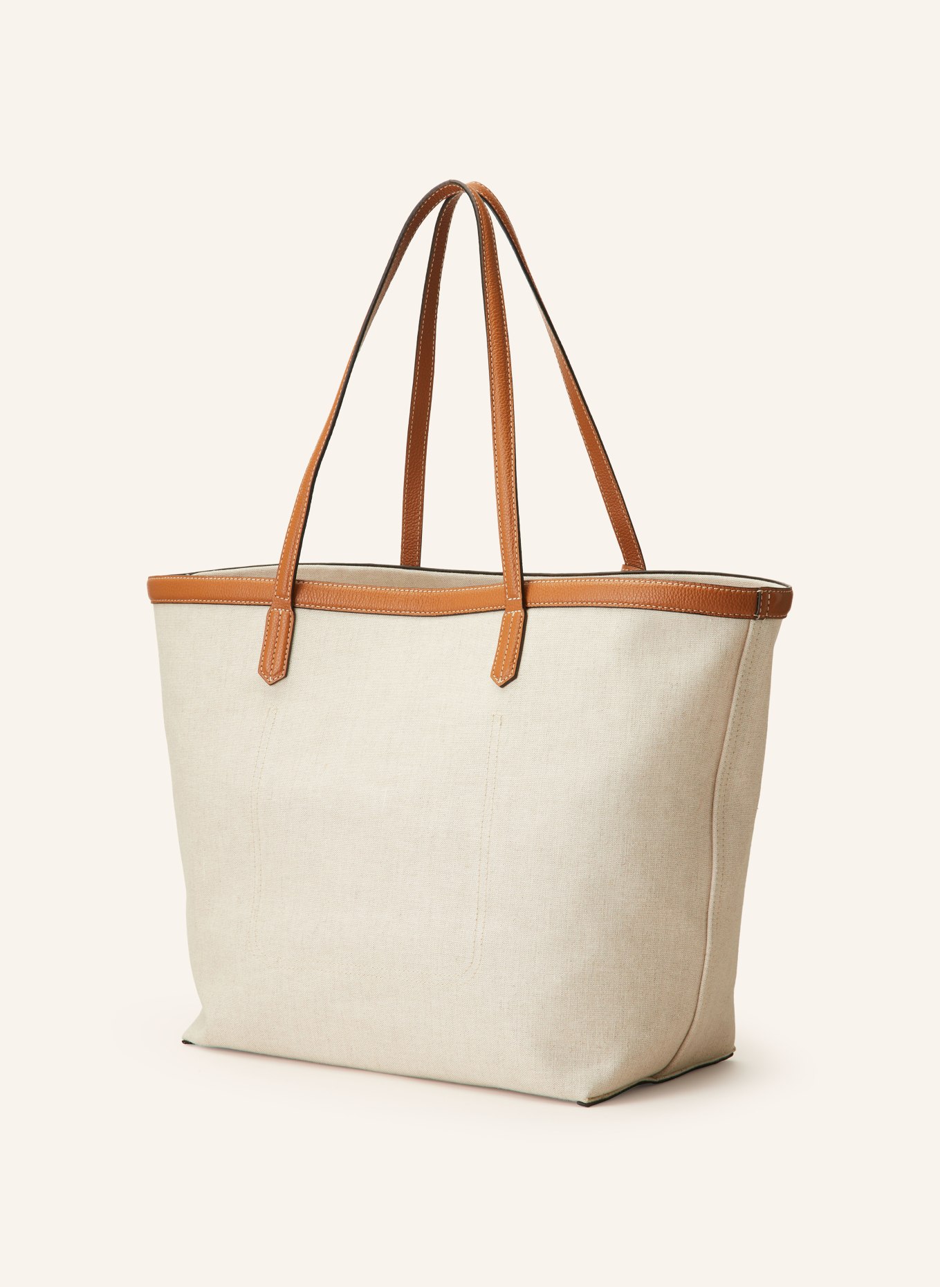 TOTEME Torba shopper, Kolor: ECRU/ KONIAKOWY (Obrazek 2)