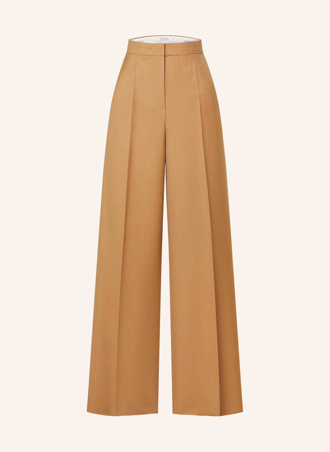 パンツ Max Mara  MAX MARA Senna Trousers Senna virgin wool wide-leg pants in pink - Max Mara | Mytheresa