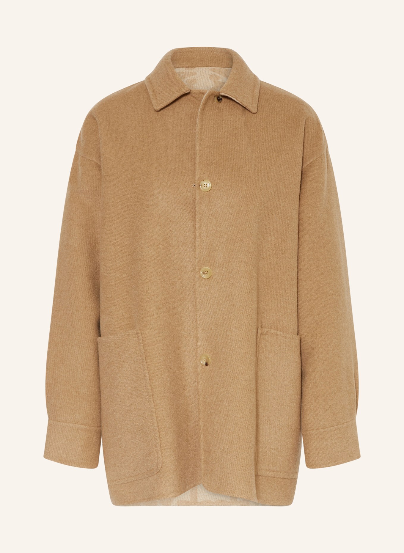 Camel hair jacket womens clearance