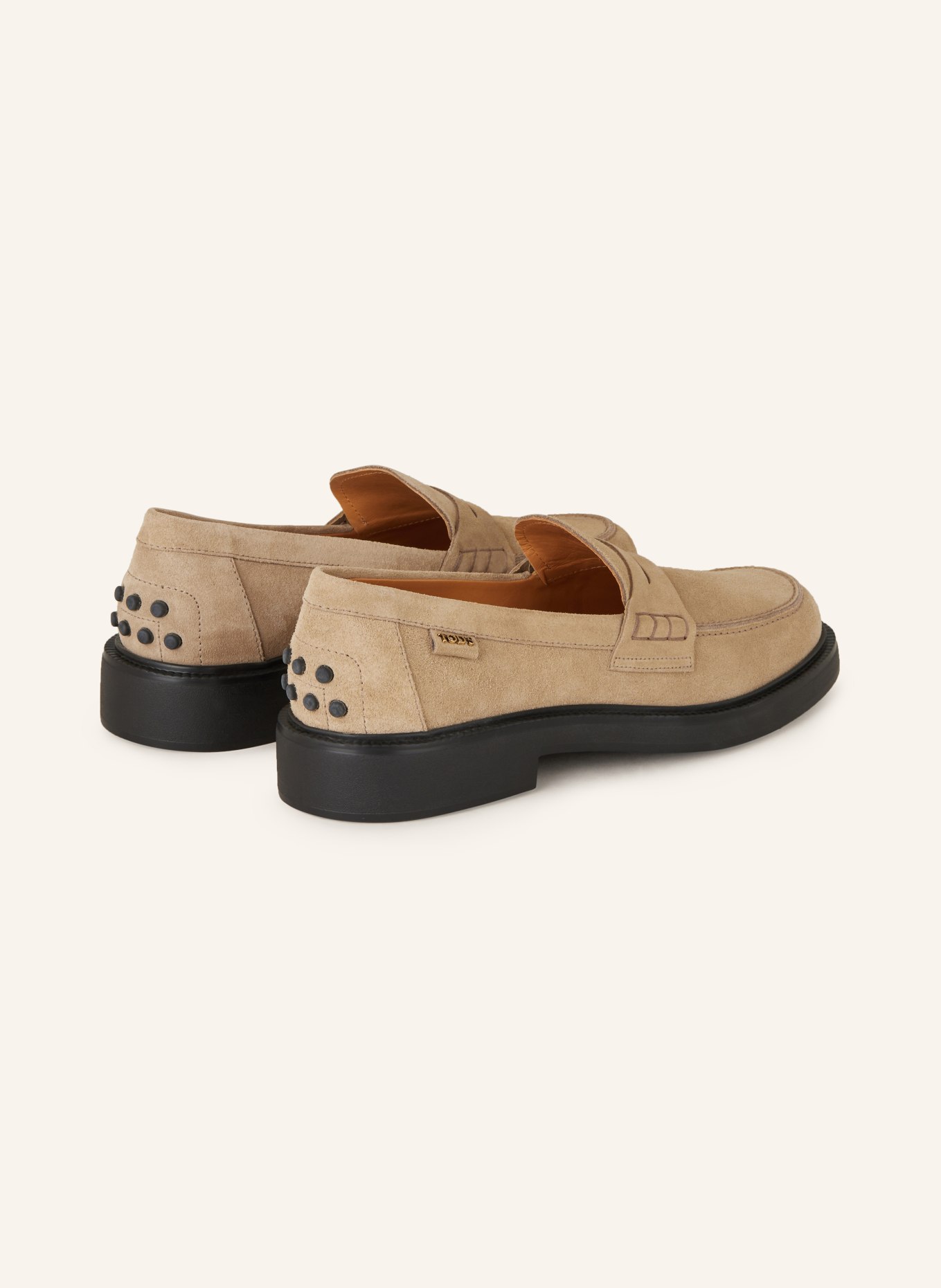 TOD'S Penny loafers: BEŻOWY
