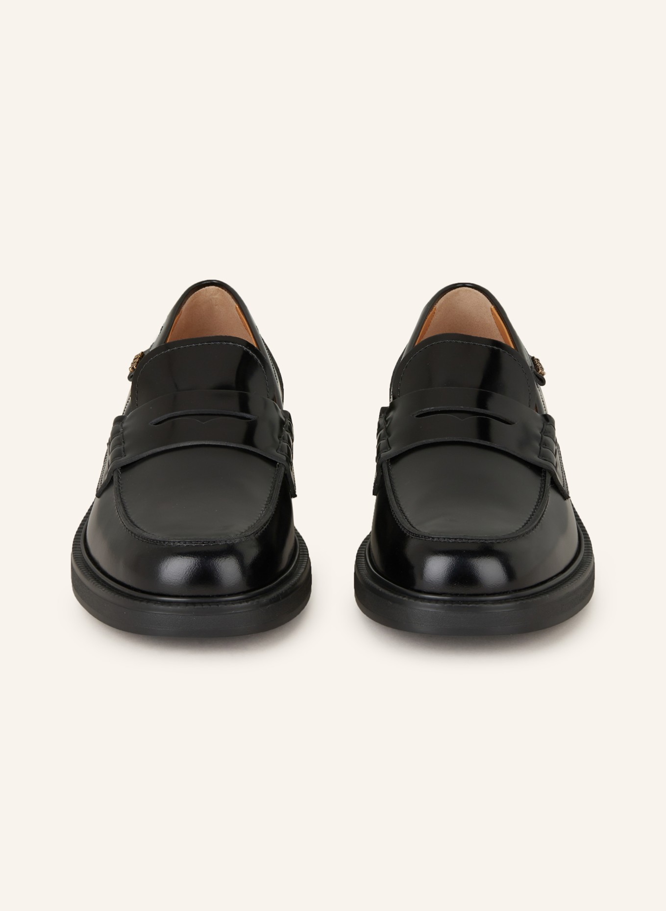TOD'S Penny-Loafer GOMMA: SCHWARZ