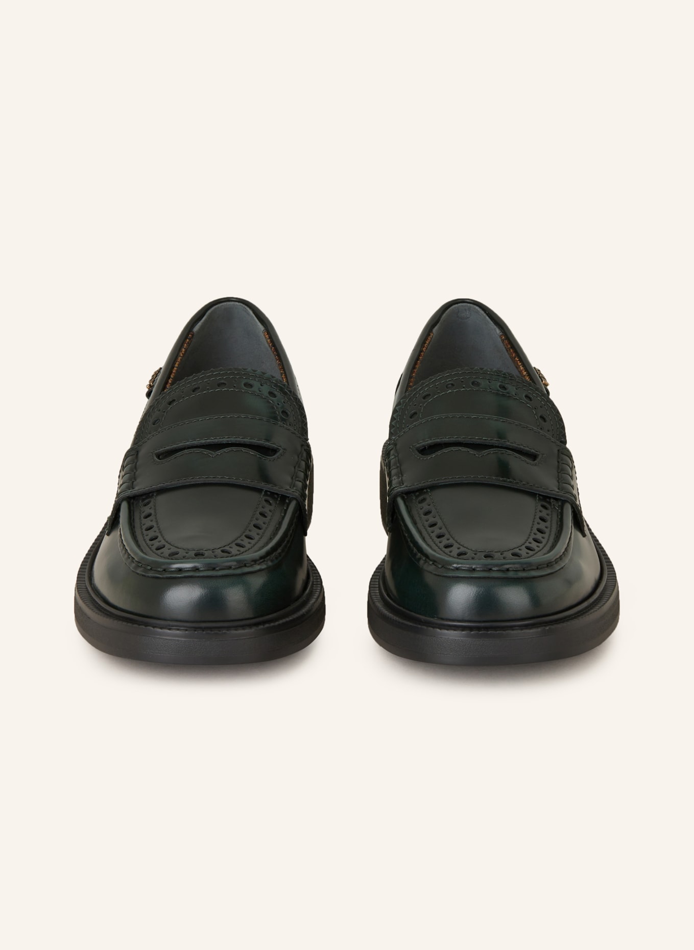 TOD'S Mokasíny typu Penny: TMAVĚ ZELENÁ