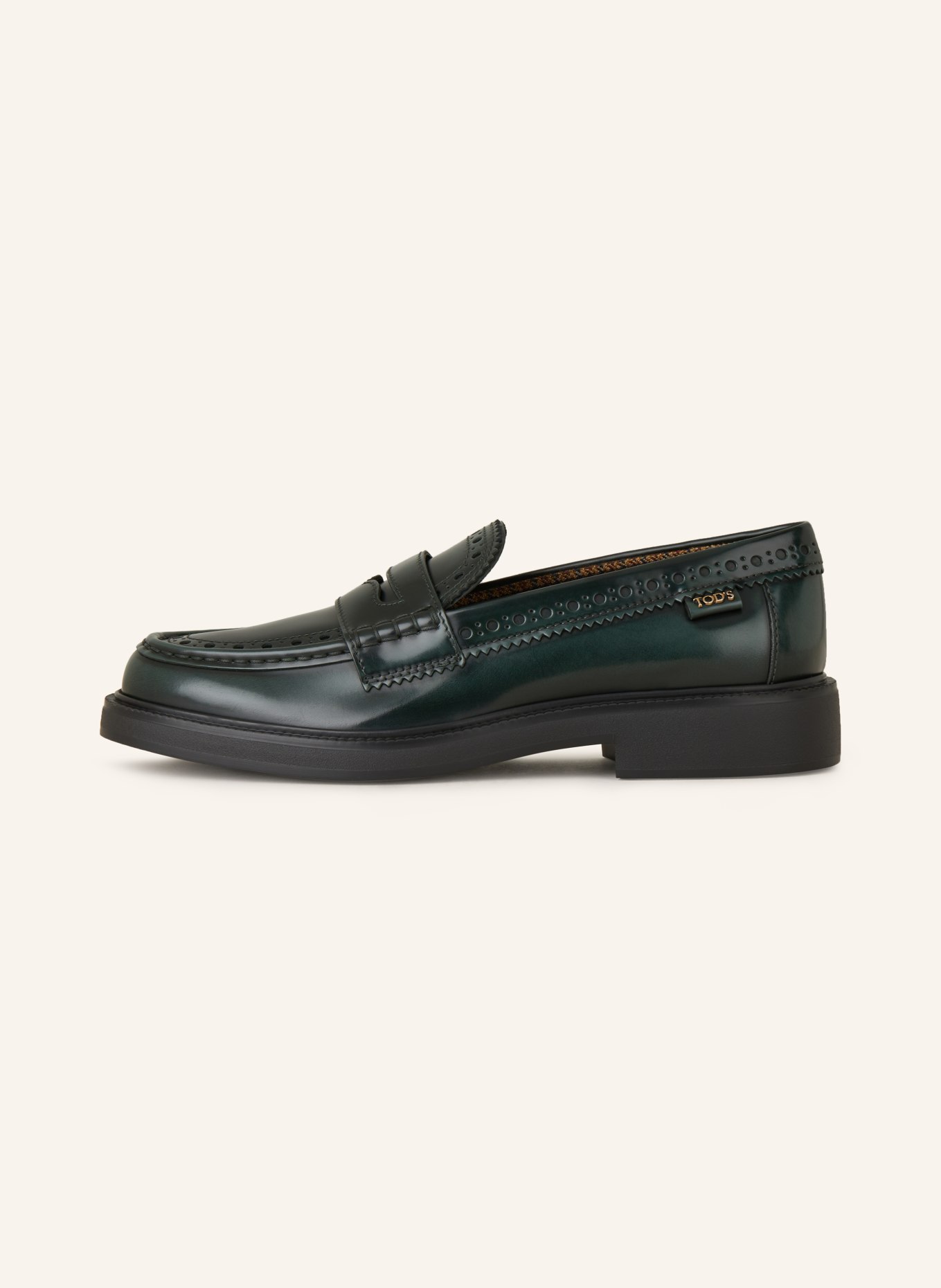 TOD'S Mokasíny typu Penny: TMAVĚ ZELENÁ