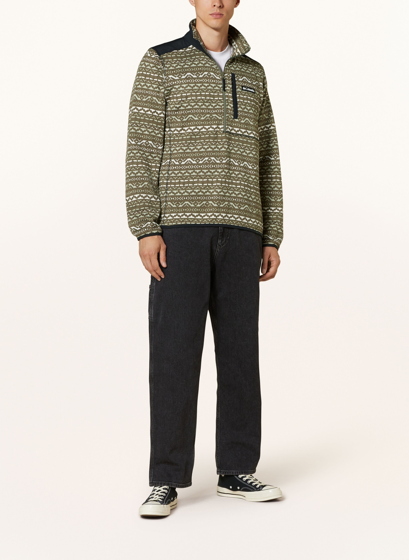 Columbia Bunda Midlayer SWEATER WEATHER™ II: KHAKI/ MÁTOVÁ/ ČERNÁ
