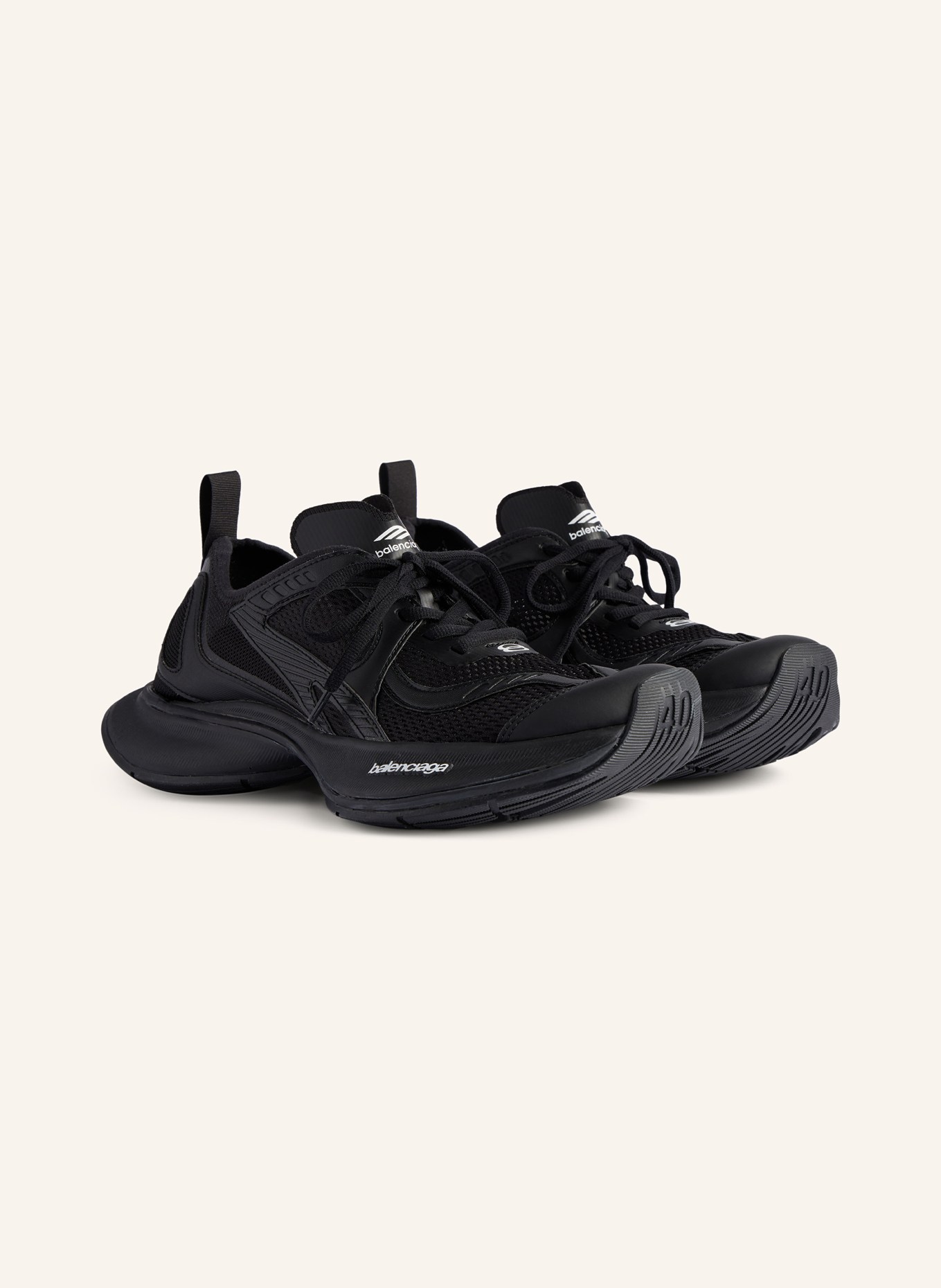 Black balenciaga runners womens clearance