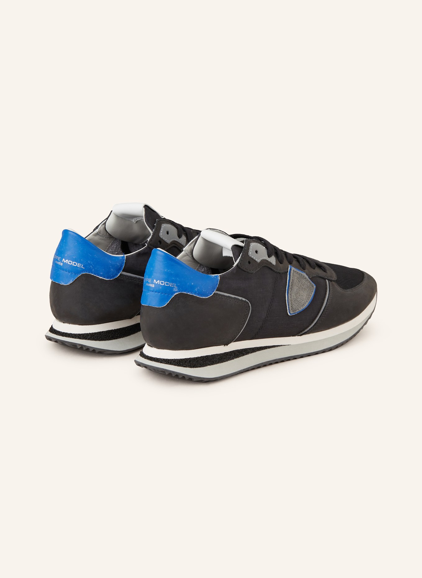 PHILIPPE MODEL Sneakers TRPX, Color: BLACK/ BLUE (Image 2)