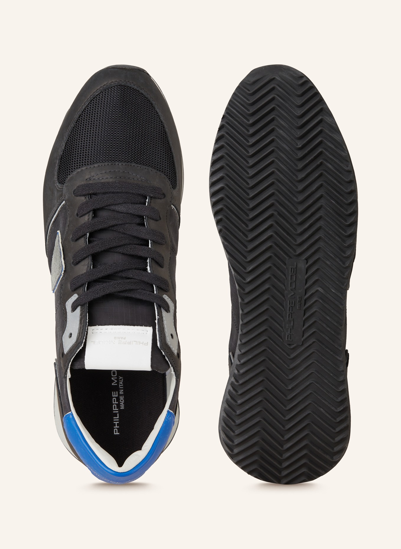 PHILIPPE MODEL Sneakers TRPX, Color: BLACK/ BLUE (Image 5)