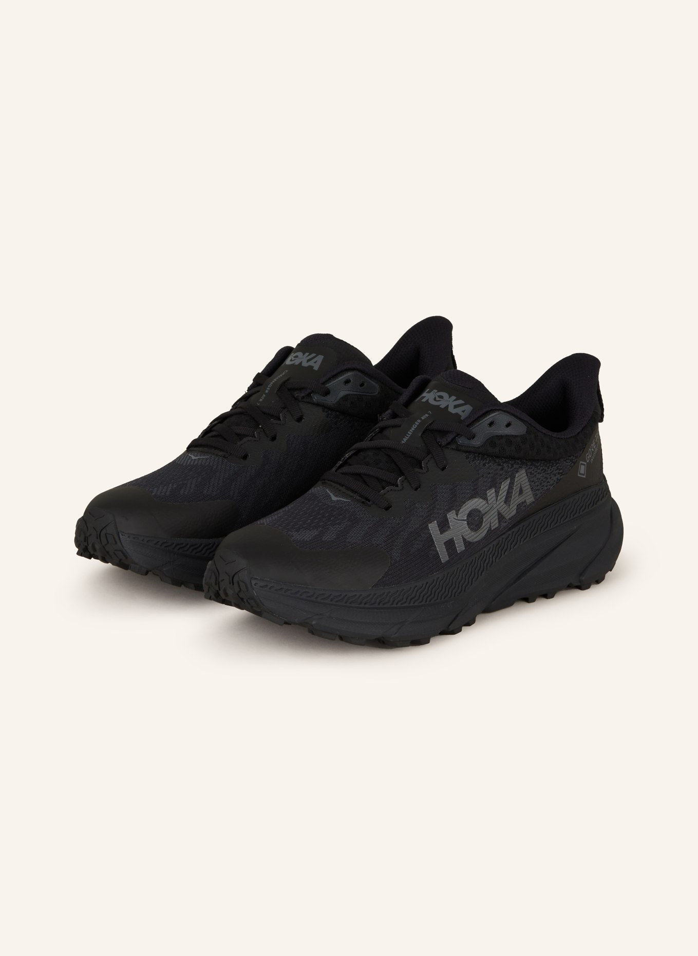 HOKA Trail running shoes CHALLENGER 7 GTX, Color: BLACK (Image 1)