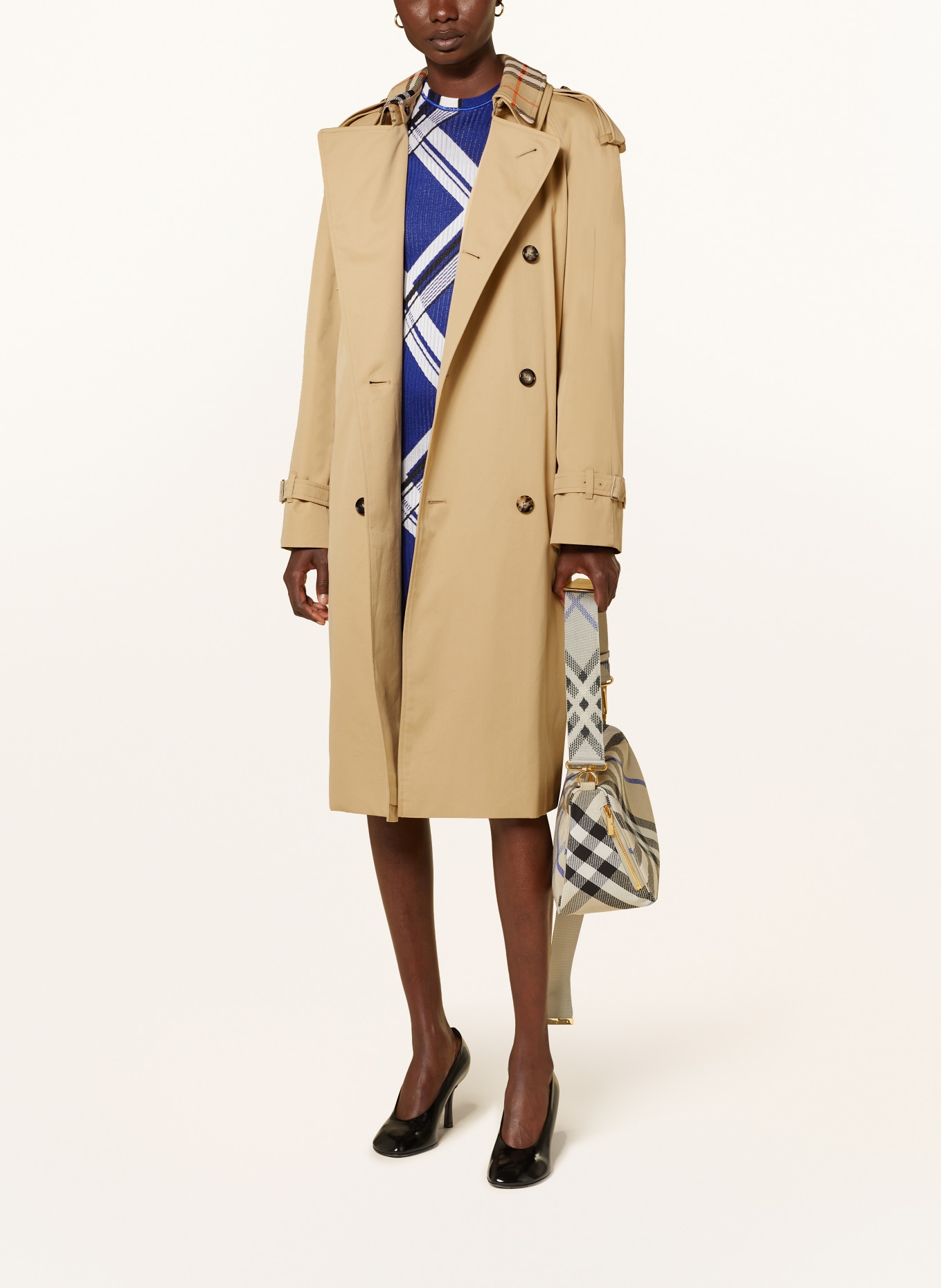 BURBERRY Trencz: BEŻOWY