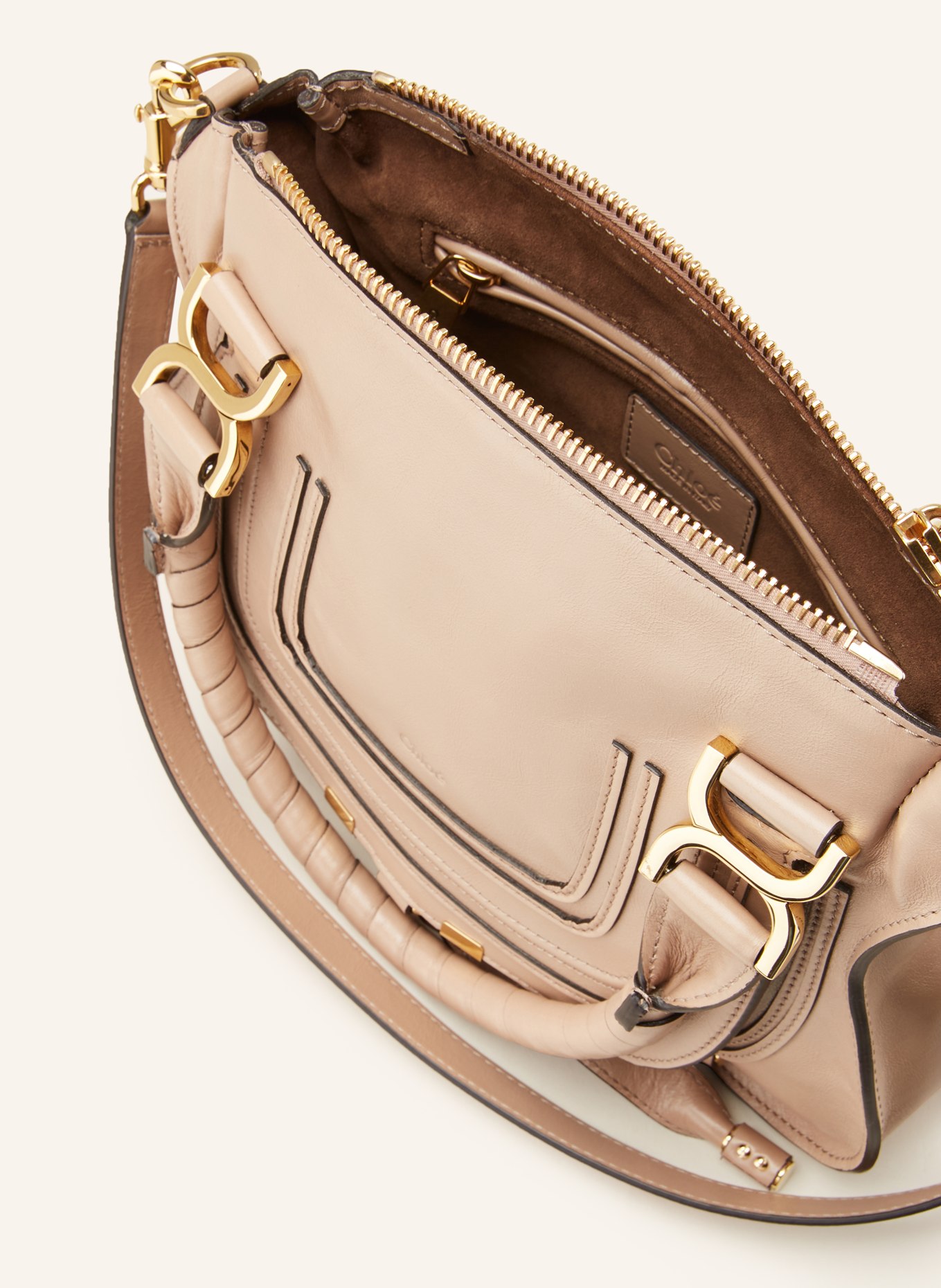 Chloe marcie beige top