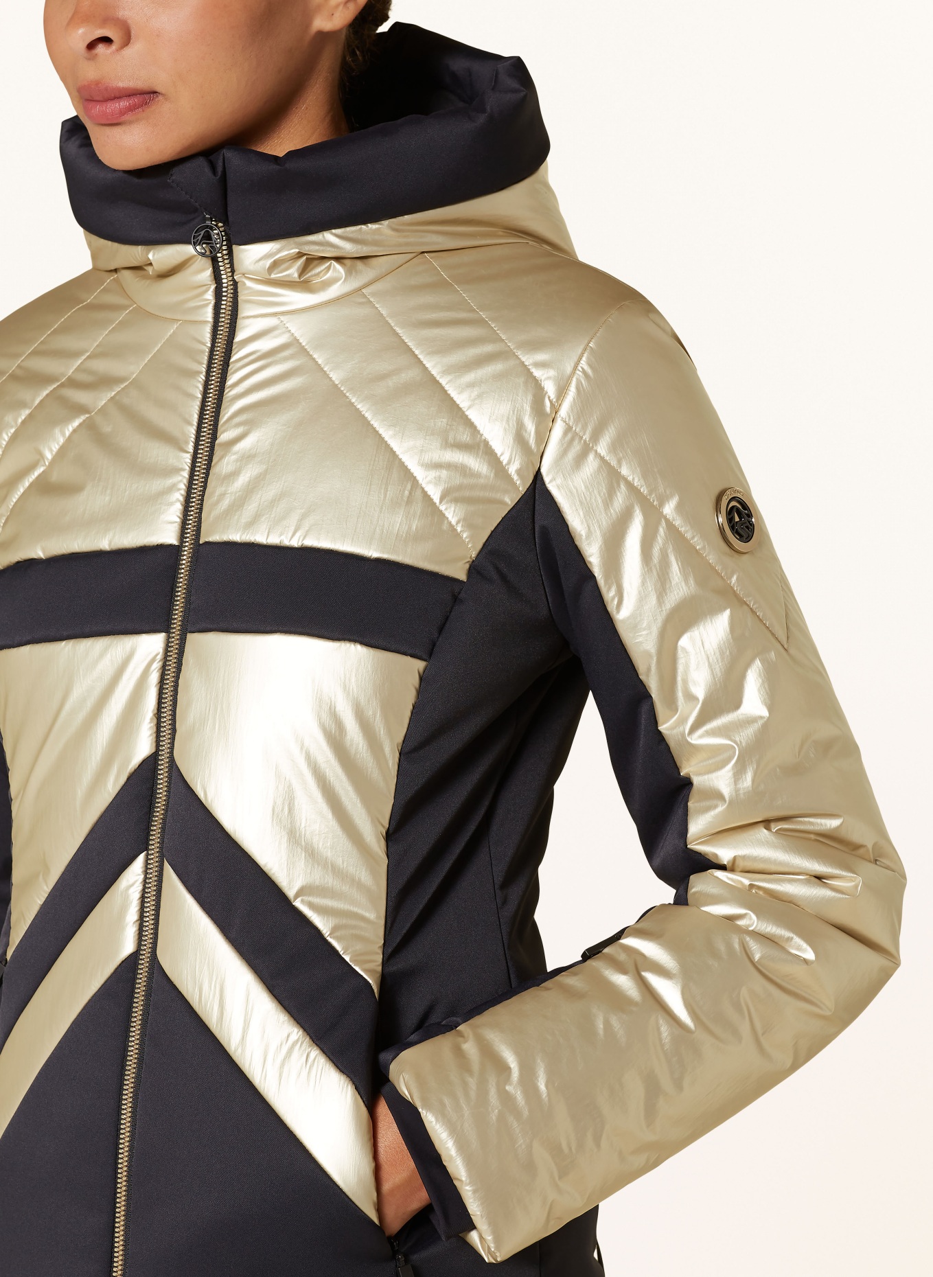 SPORTALM Ski jacket in gold black