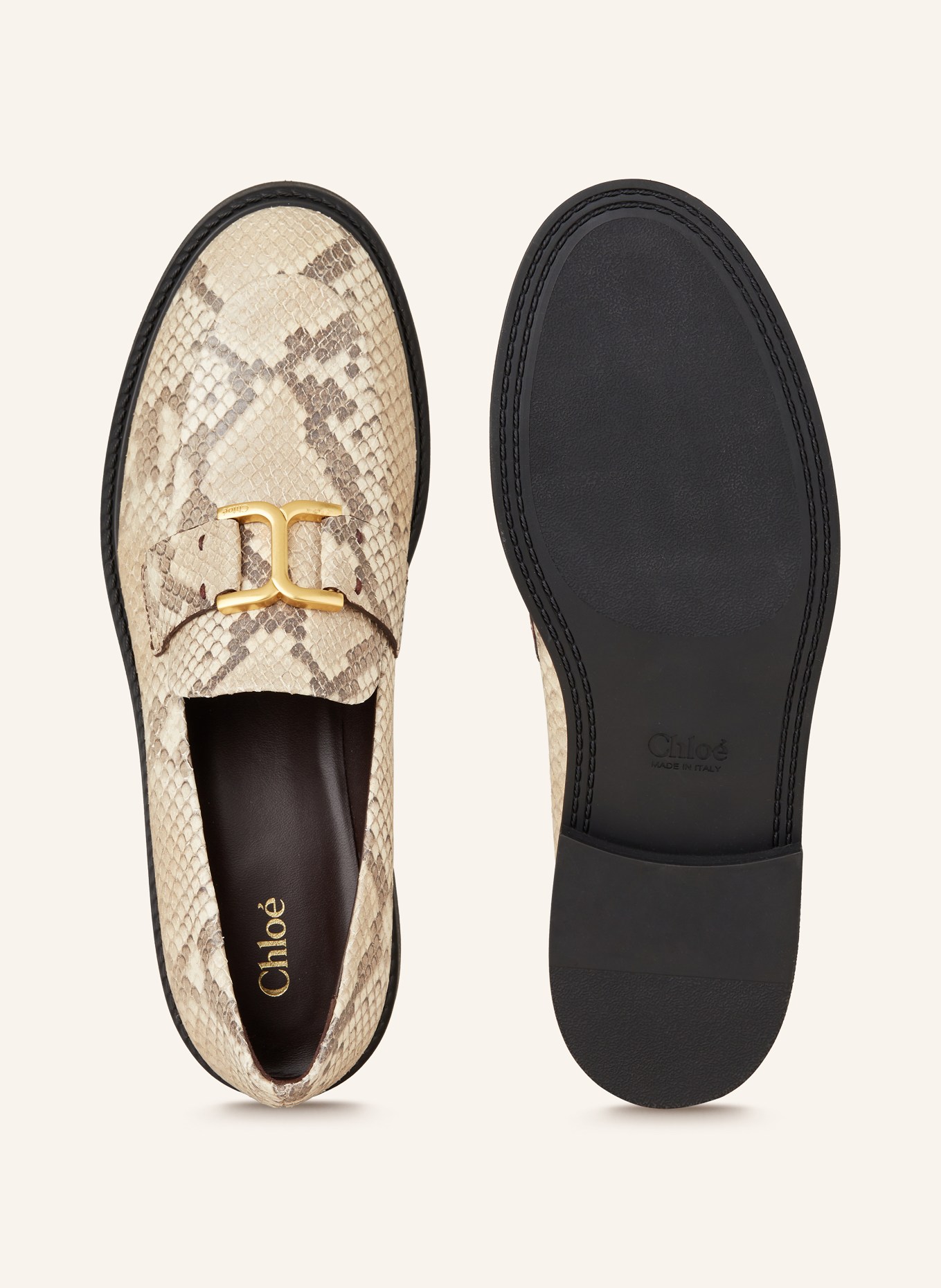 Chloé Loafers MARCIE, Color: GRAY/ LIGHT GRAY/ CREAM (Image 5)