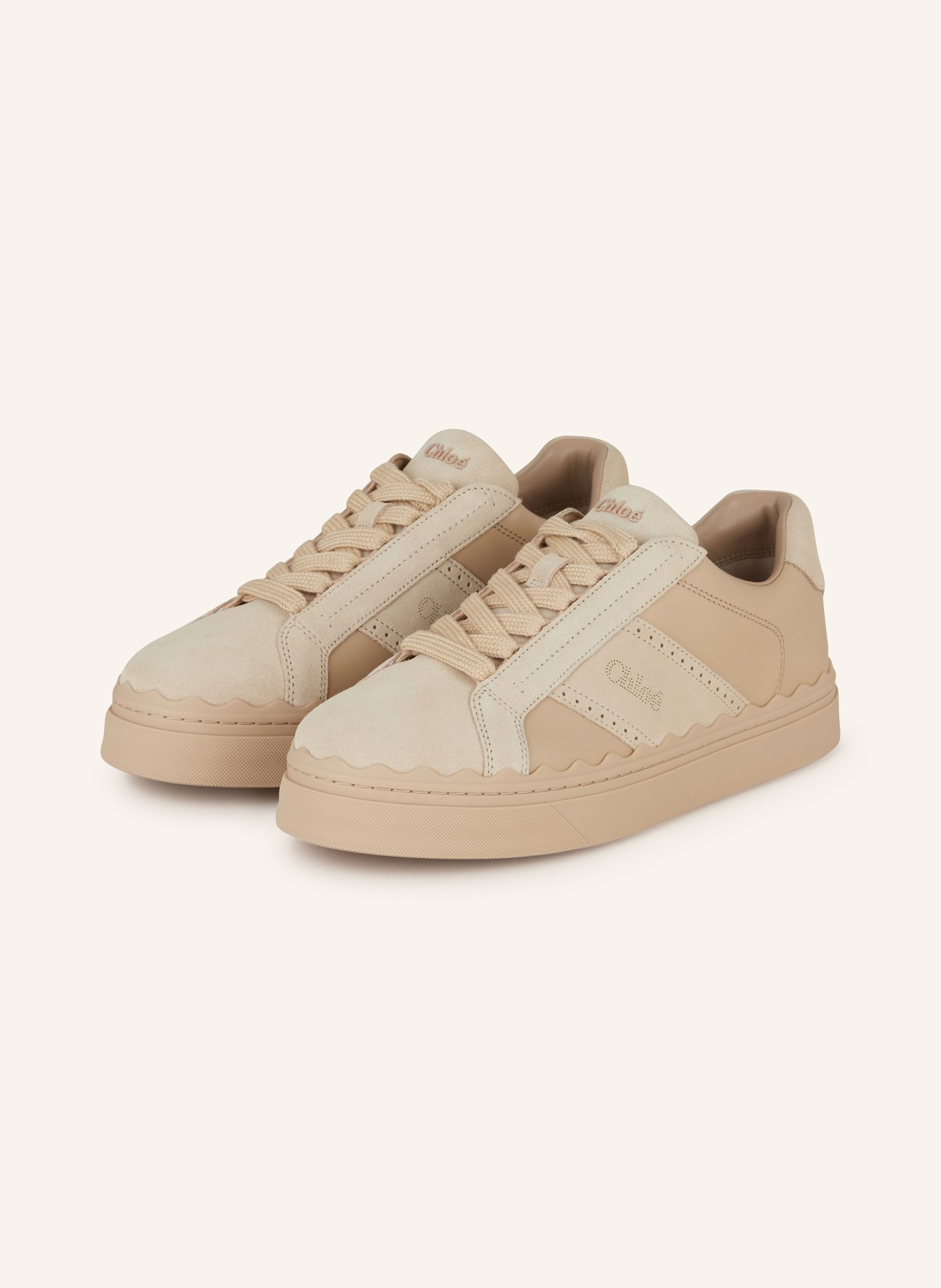 Chloe Sneakers LAUREN in nude