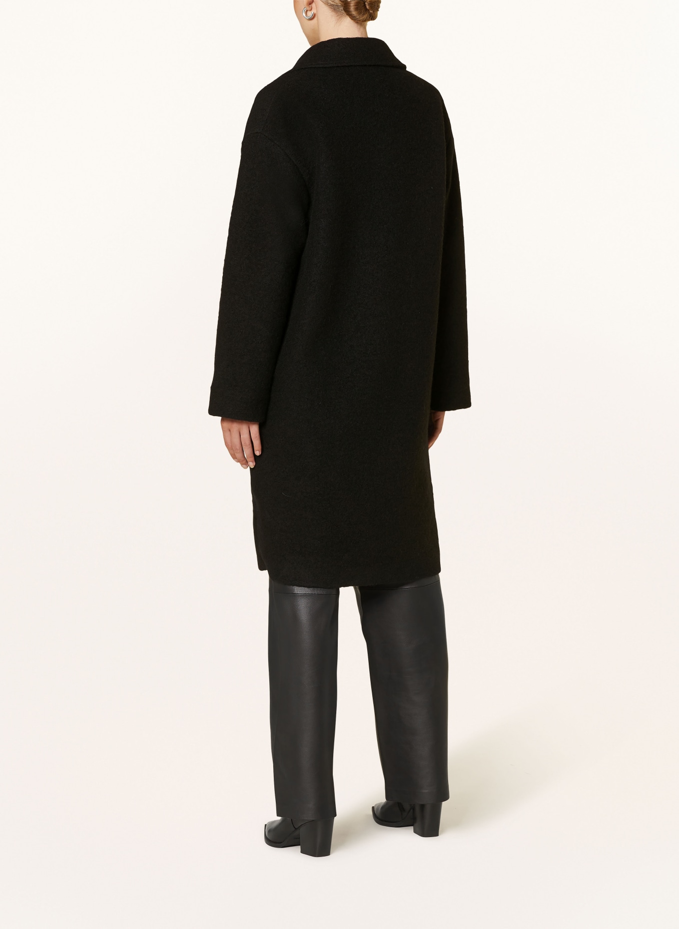 darling harbour Wollmantel: SCHWARZ