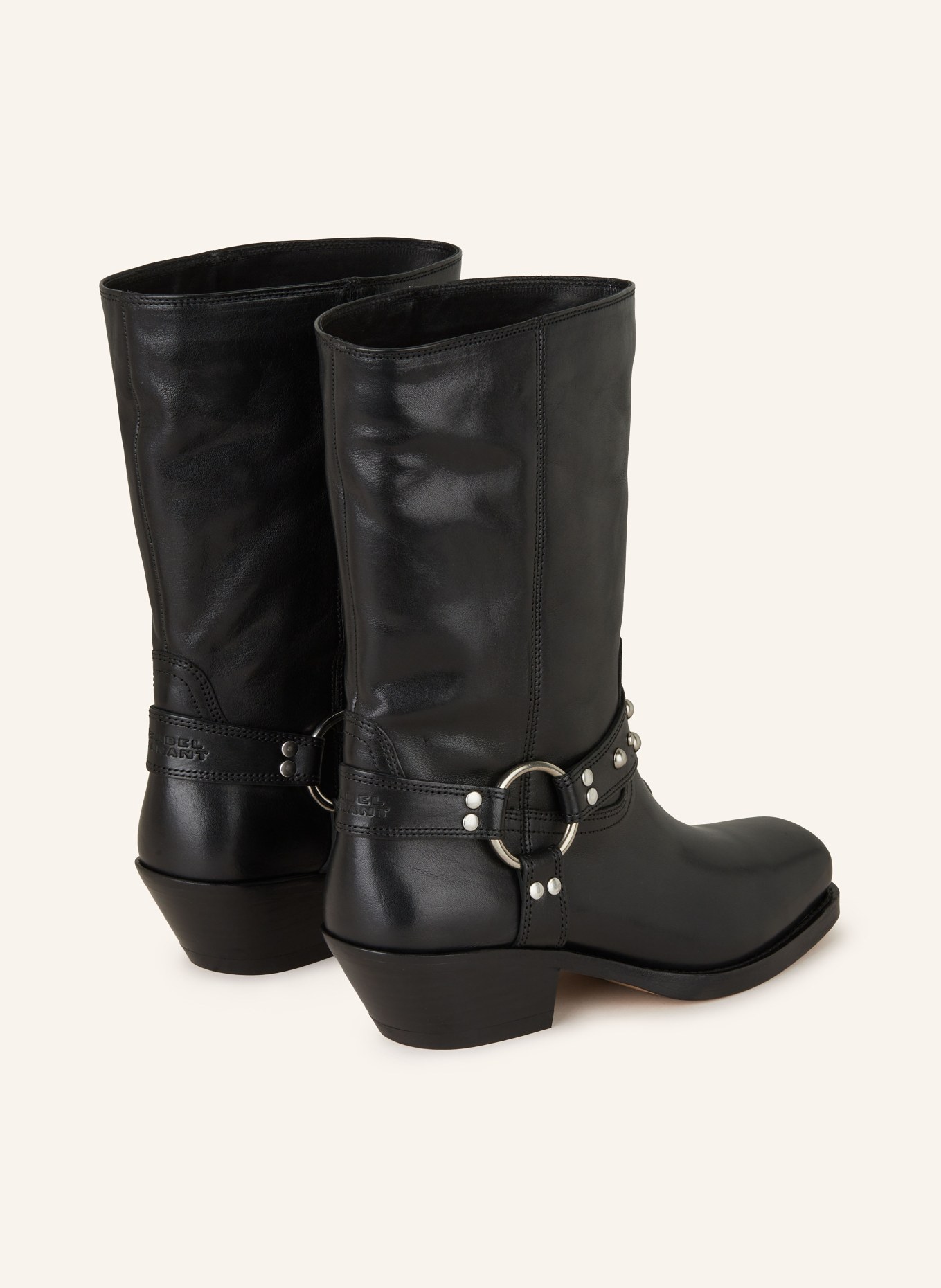 ISABEL MARANT Biker Boots ANTYA: SCHWARZ