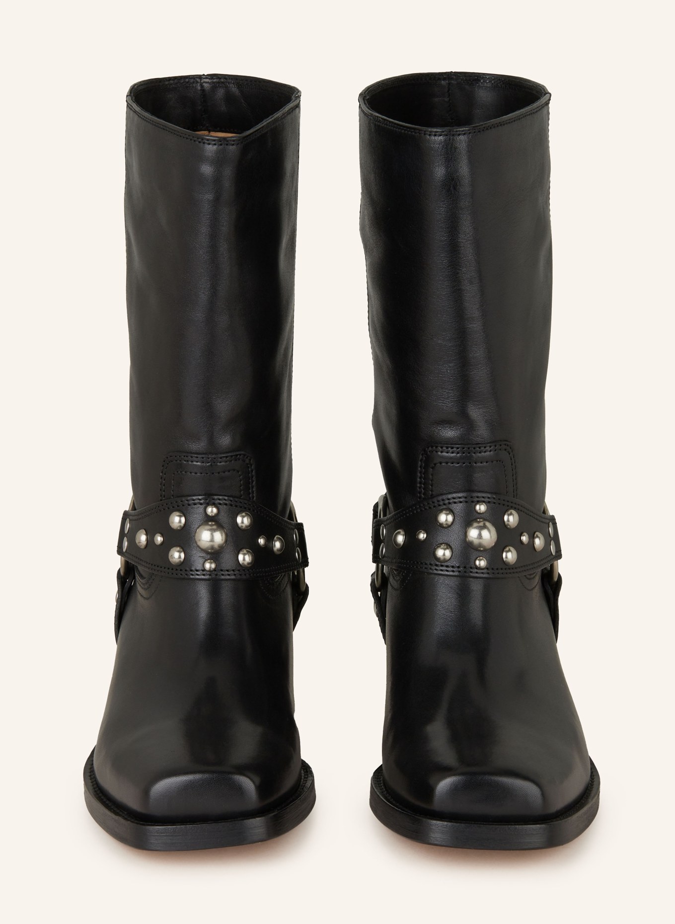 ISABEL MARANT Biker Boots ANTYA: SCHWARZ