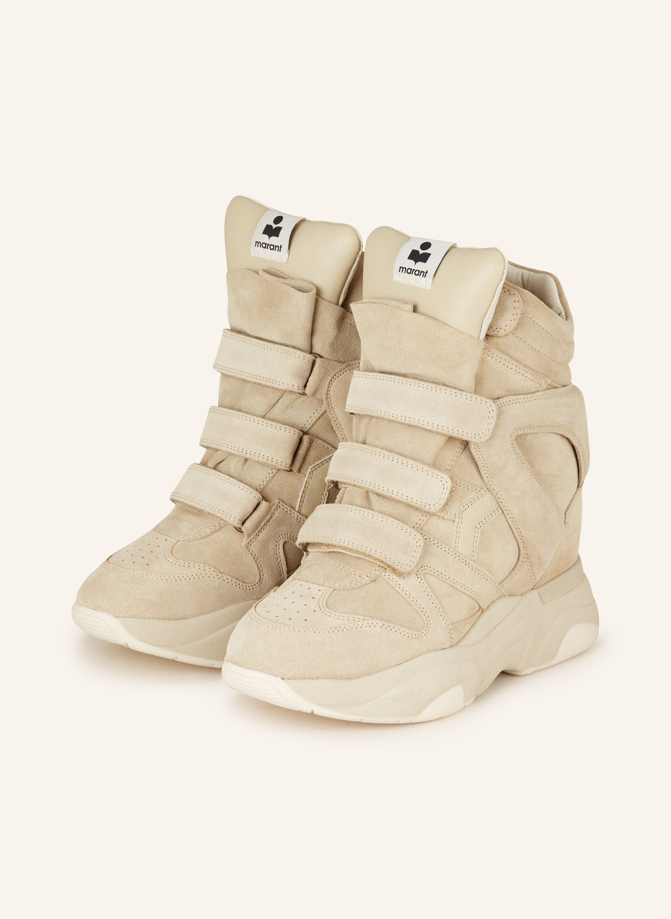 ISABEL MARANT High top sneakers BALSKEE in beige
