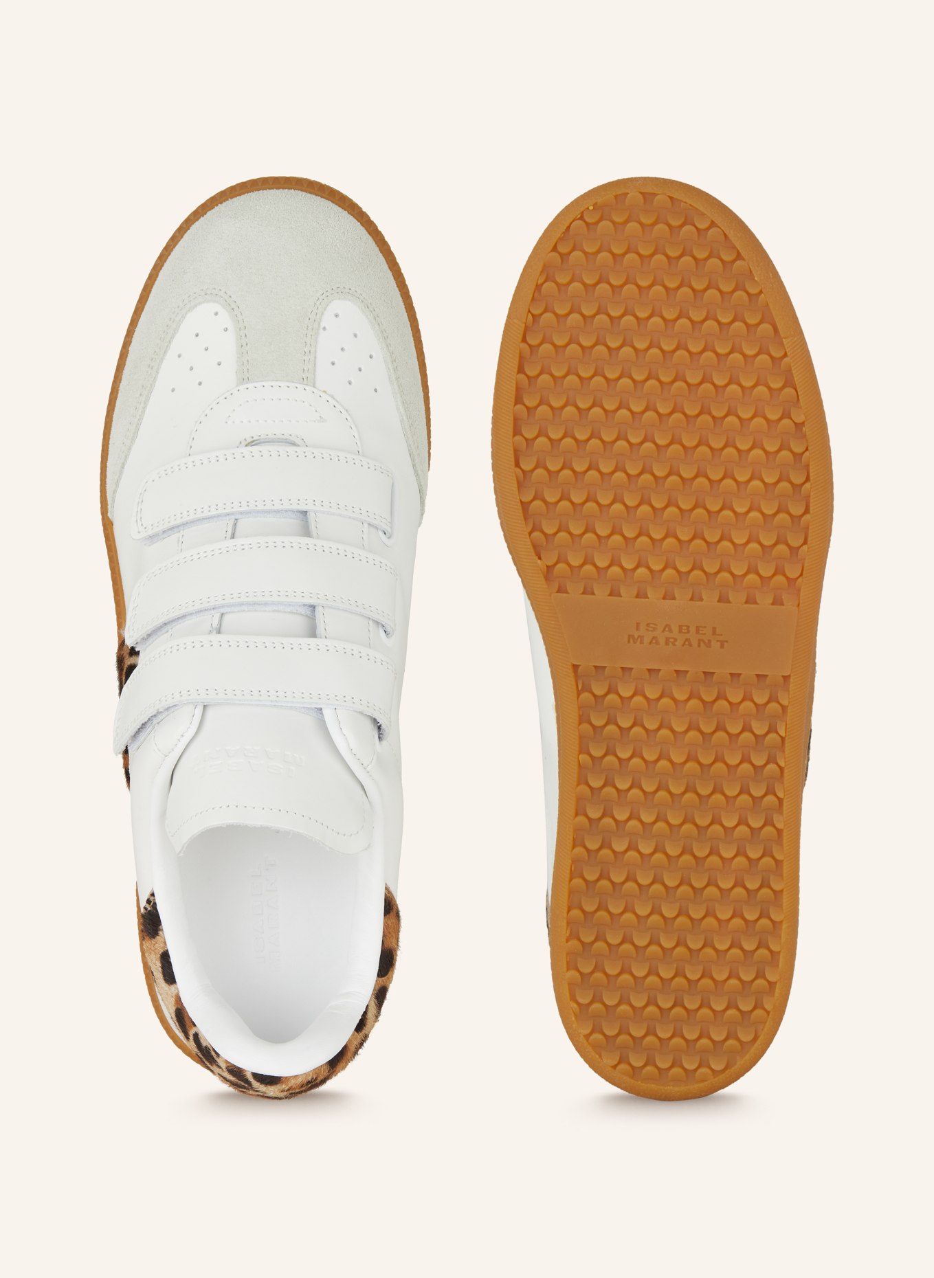 ISABEL MARANT Sneaker BETH: WEISS/ HELLGRAU