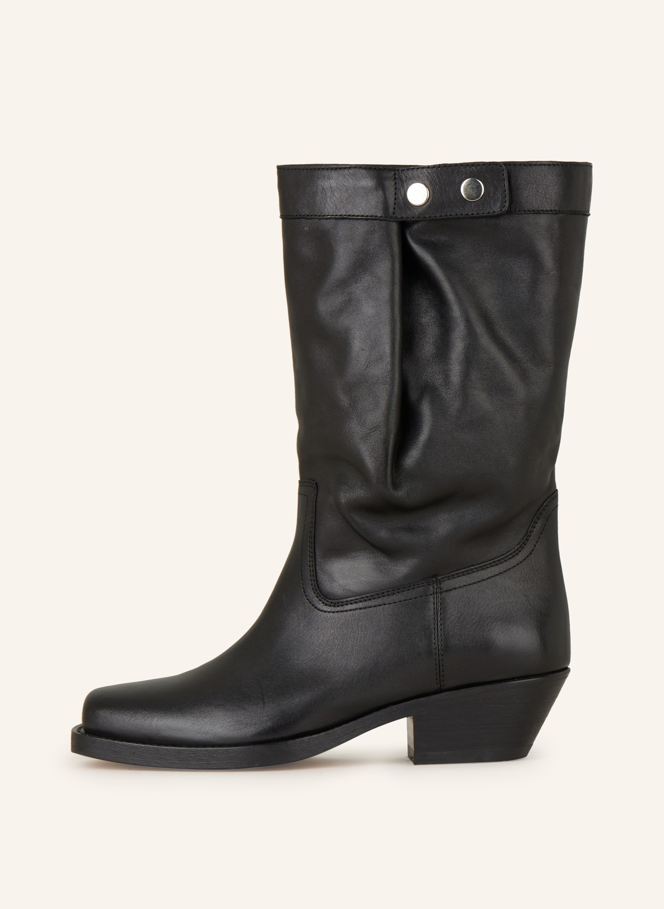 ISABEL MARANT Biker Boots ADEME: SCHWARZ