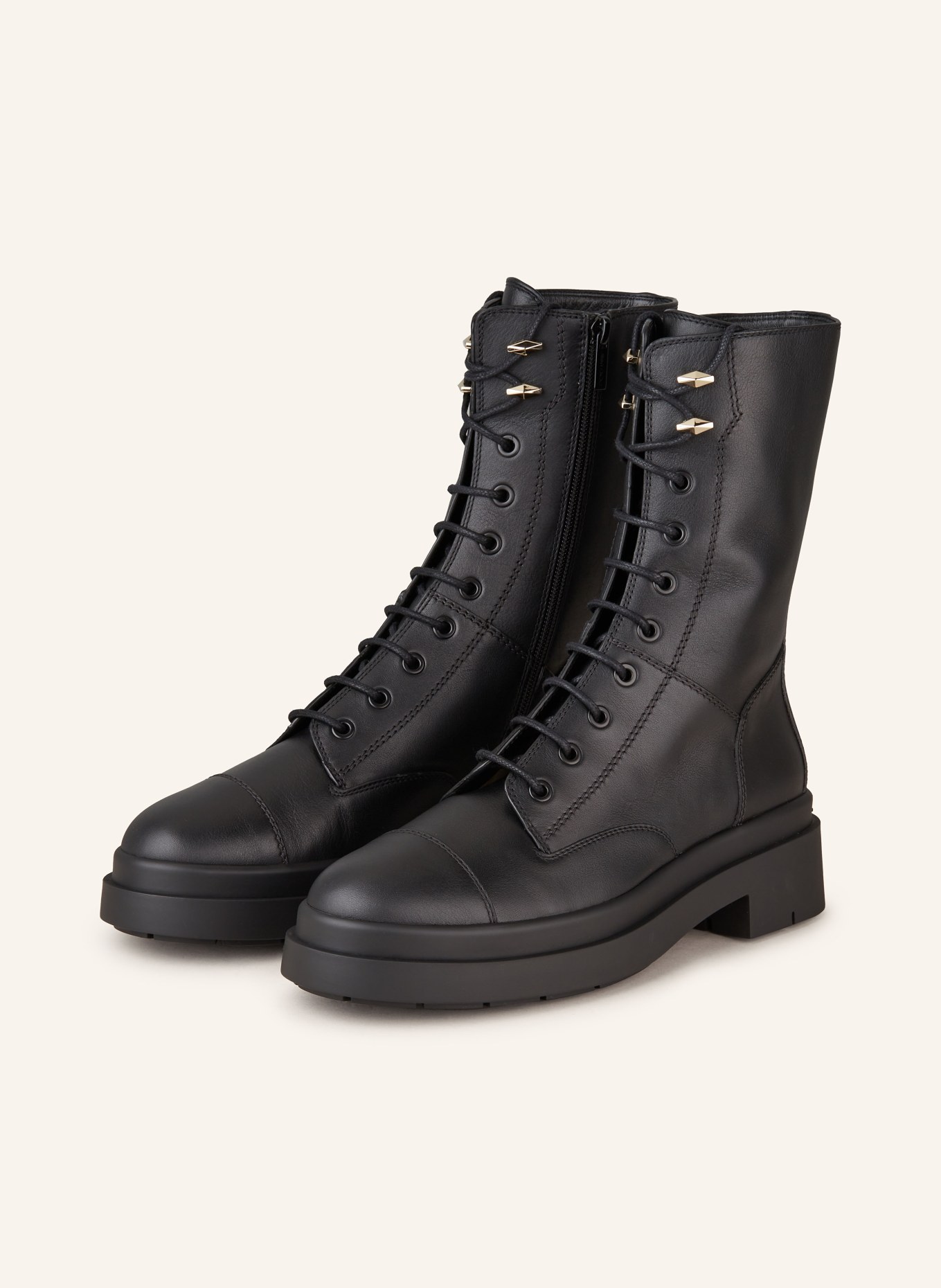Black jimmy choo boots cheap