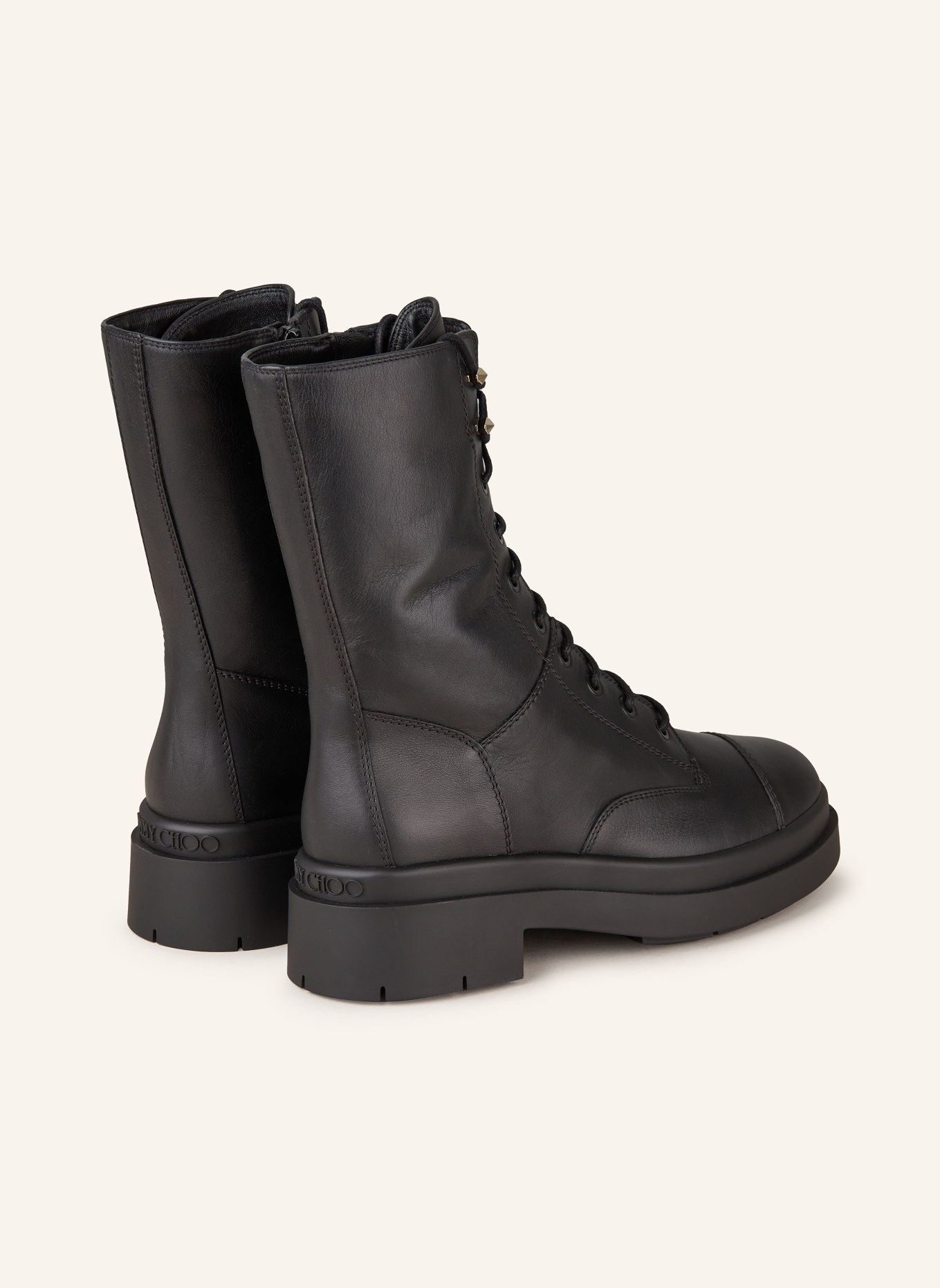 Black flat lace boots cheap