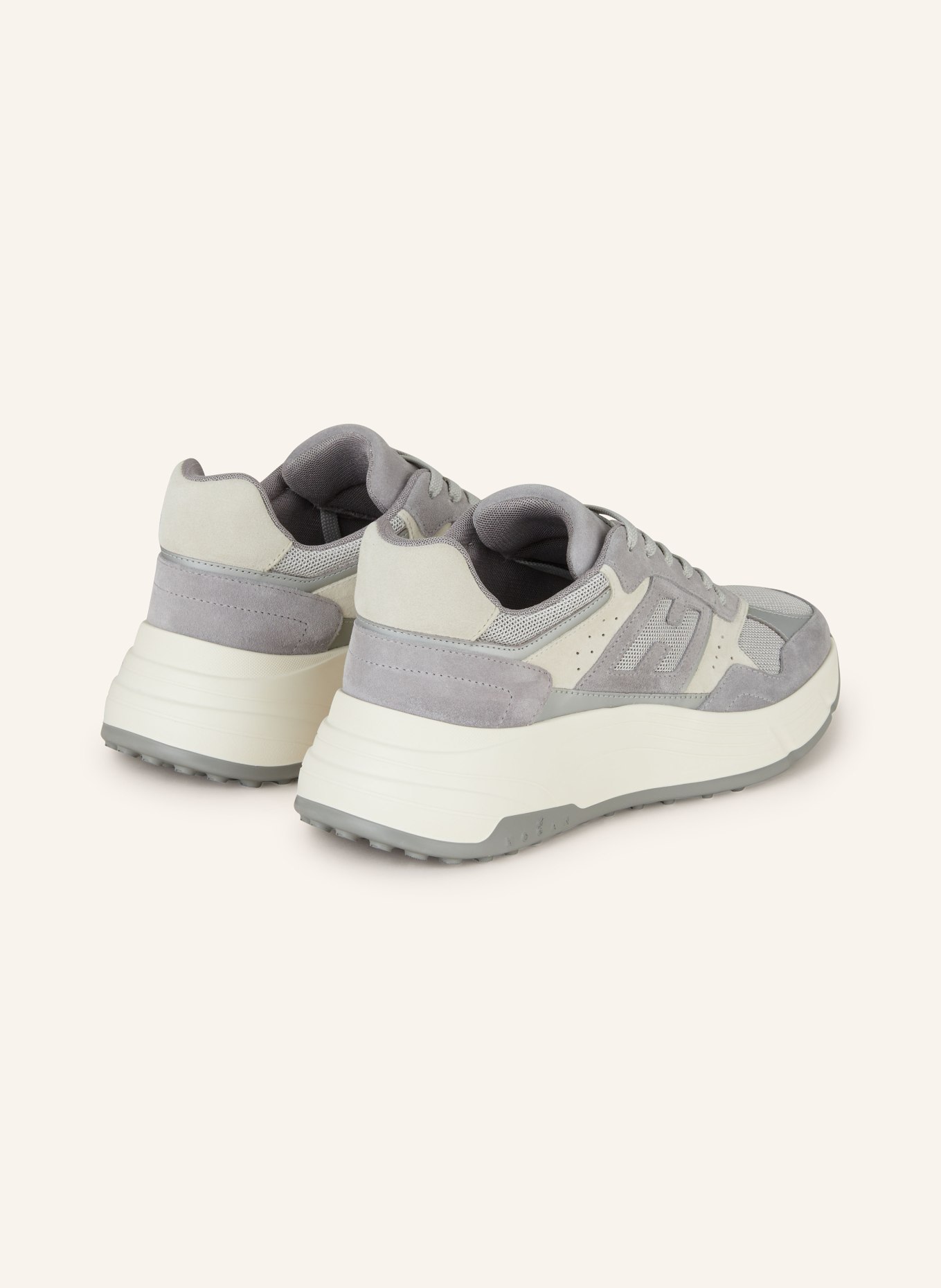 HOGAN Sneaker ALLACCIATO, Farbe: GRAU/ ECRU/ CREME (Bild 2)