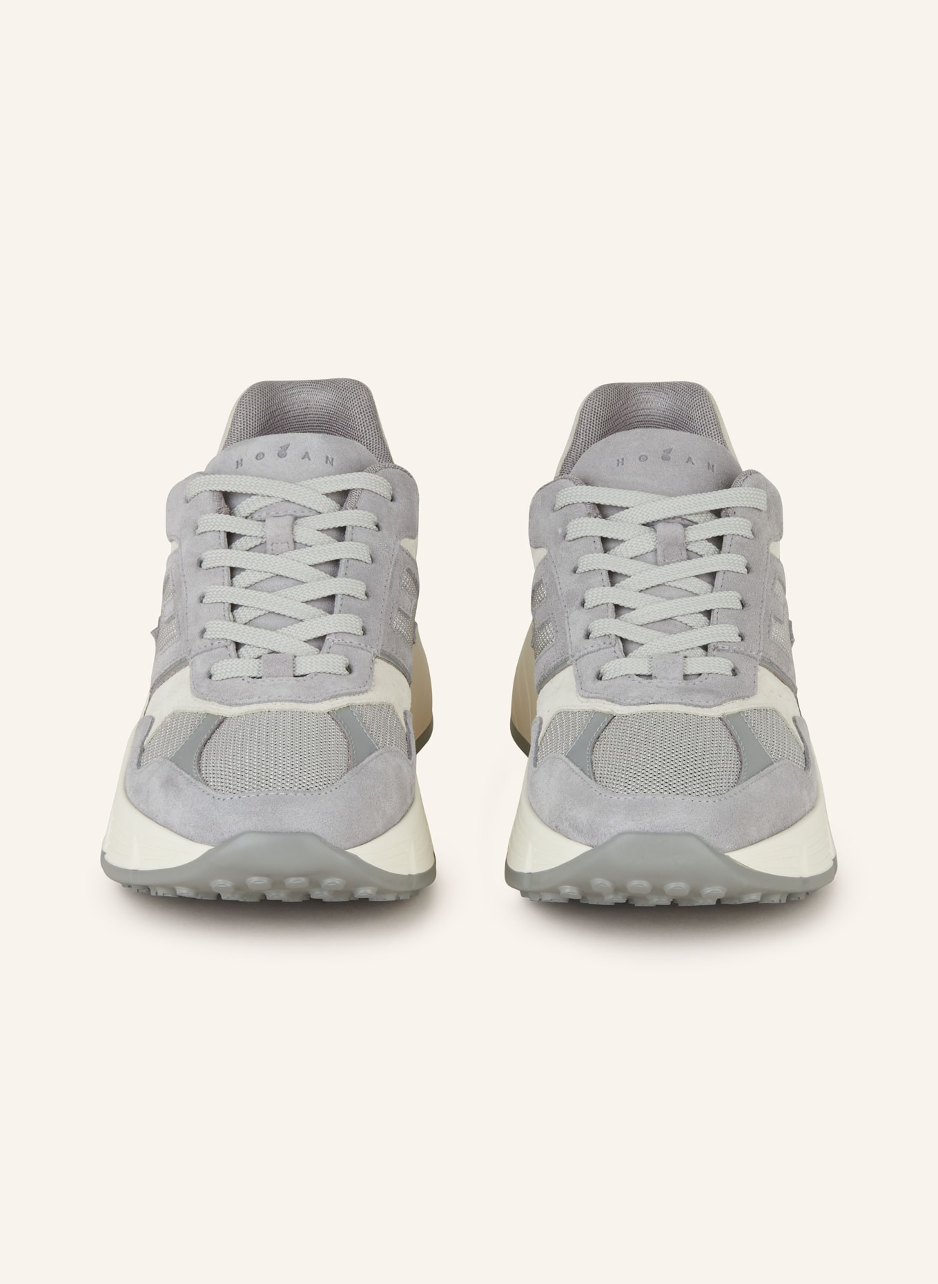 HOGAN Sneaker ALLACCIATO, Farbe: GRAU/ ECRU/ CREME (Bild 3)