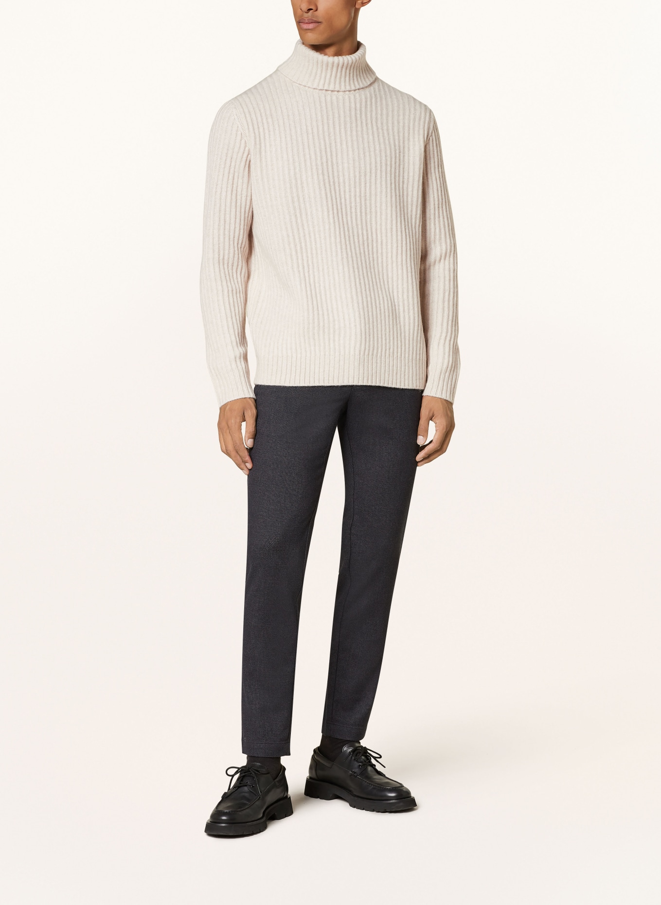 STROKESMAN'S Rollkragenpullover aus Cashmere, Farbe: CREME (Bild 2)