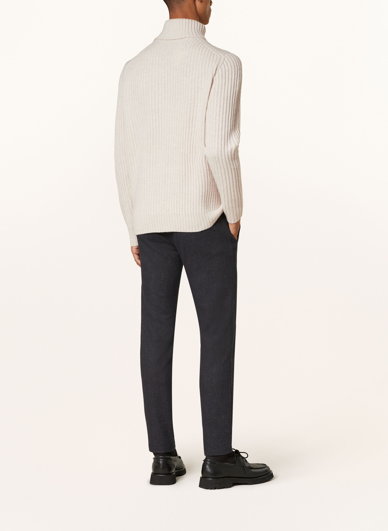 STROKESMAN'S Rollkragenpullover aus Cashmere, Farbe: CREME (Bild 3)