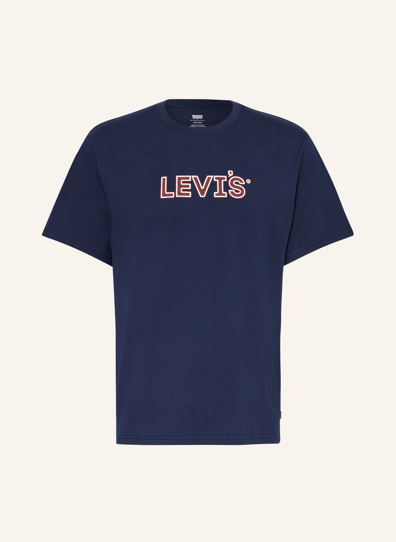 Levi's® T-shirt, Color: DARK BLUE/ BROWN (Image 1)