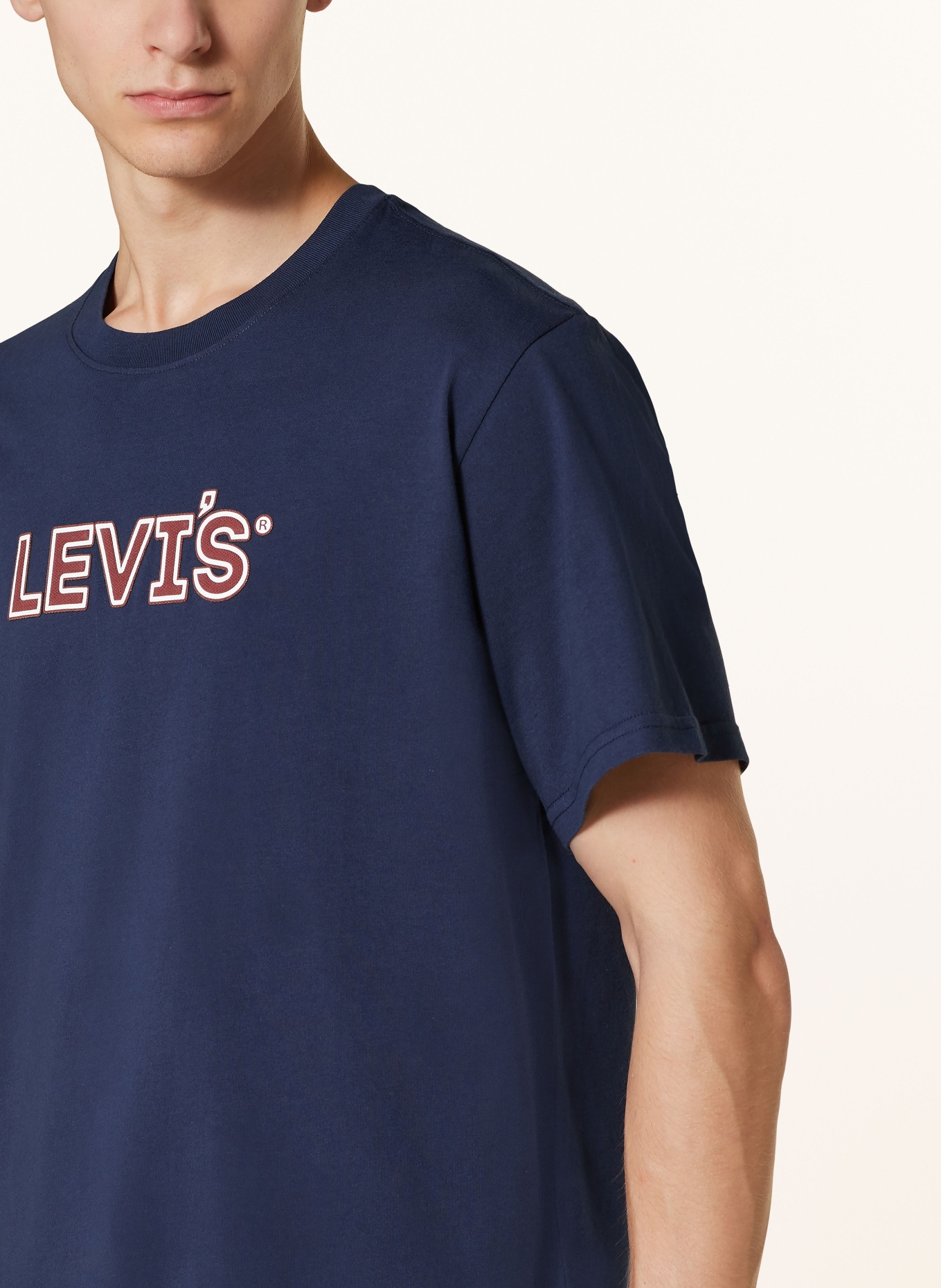 Levi's® T-shirt, Color: DARK BLUE/ BROWN (Image 4)