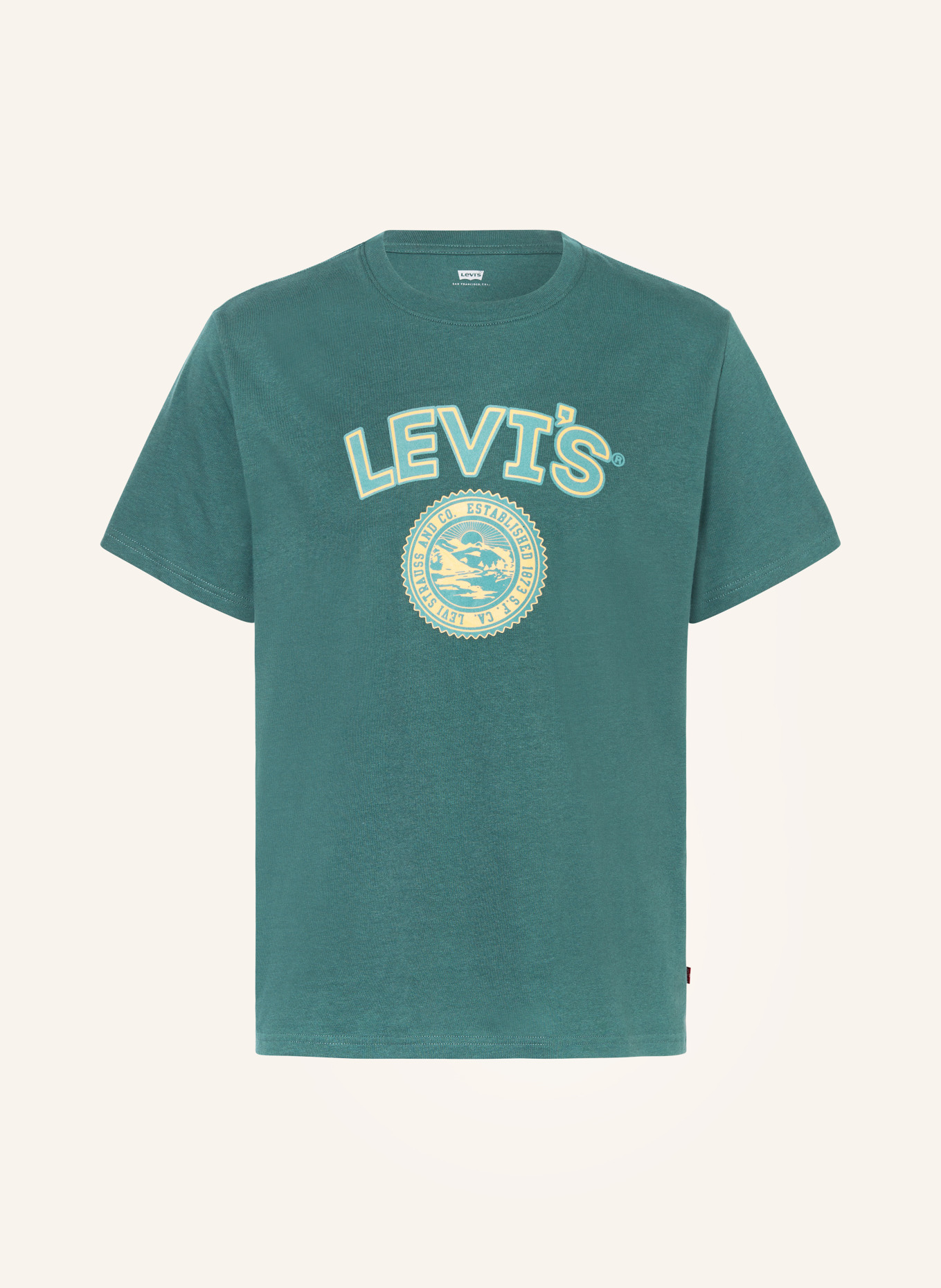 Levi's® T-shirt, Color: GREEN (Image 1)