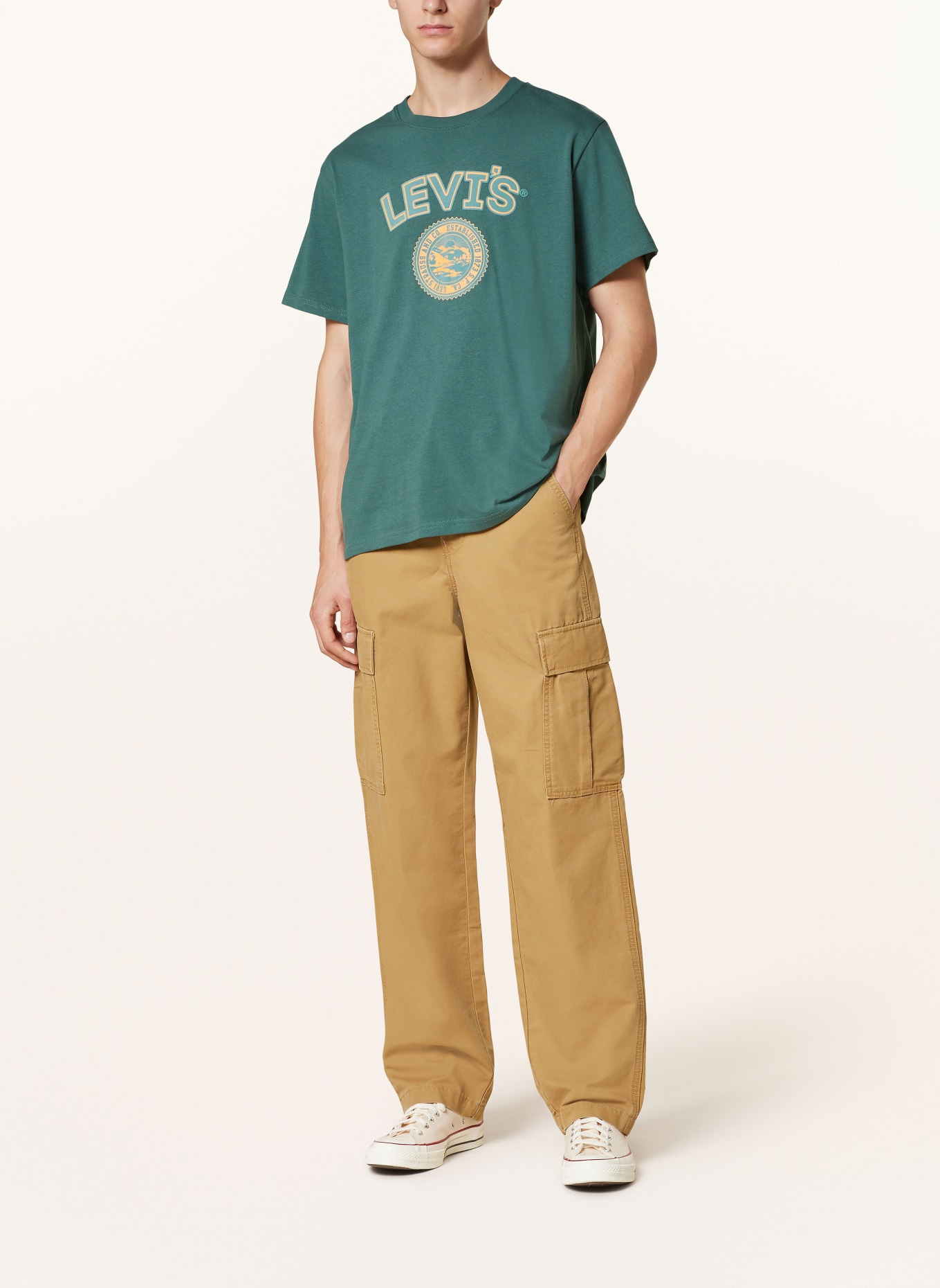 Levi's® T-shirt, Color: GREEN (Image 2)